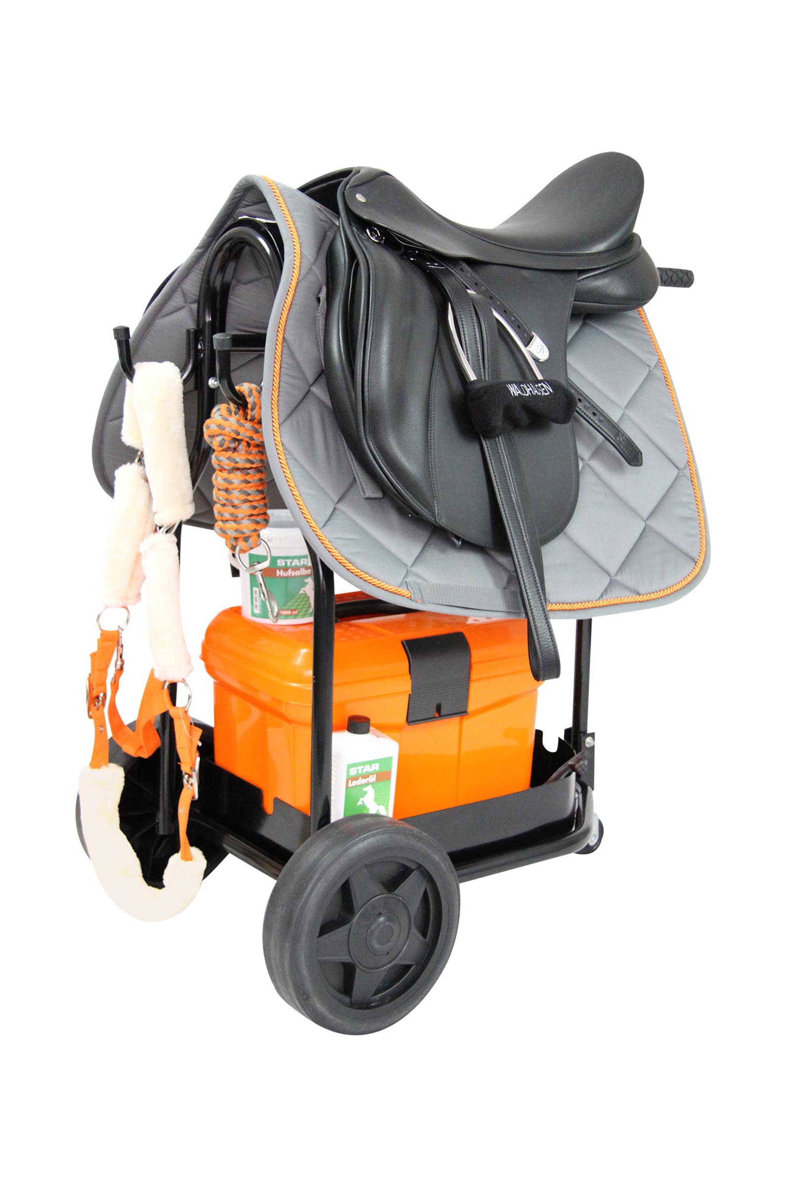 Waldhausen stalltralle med kurv