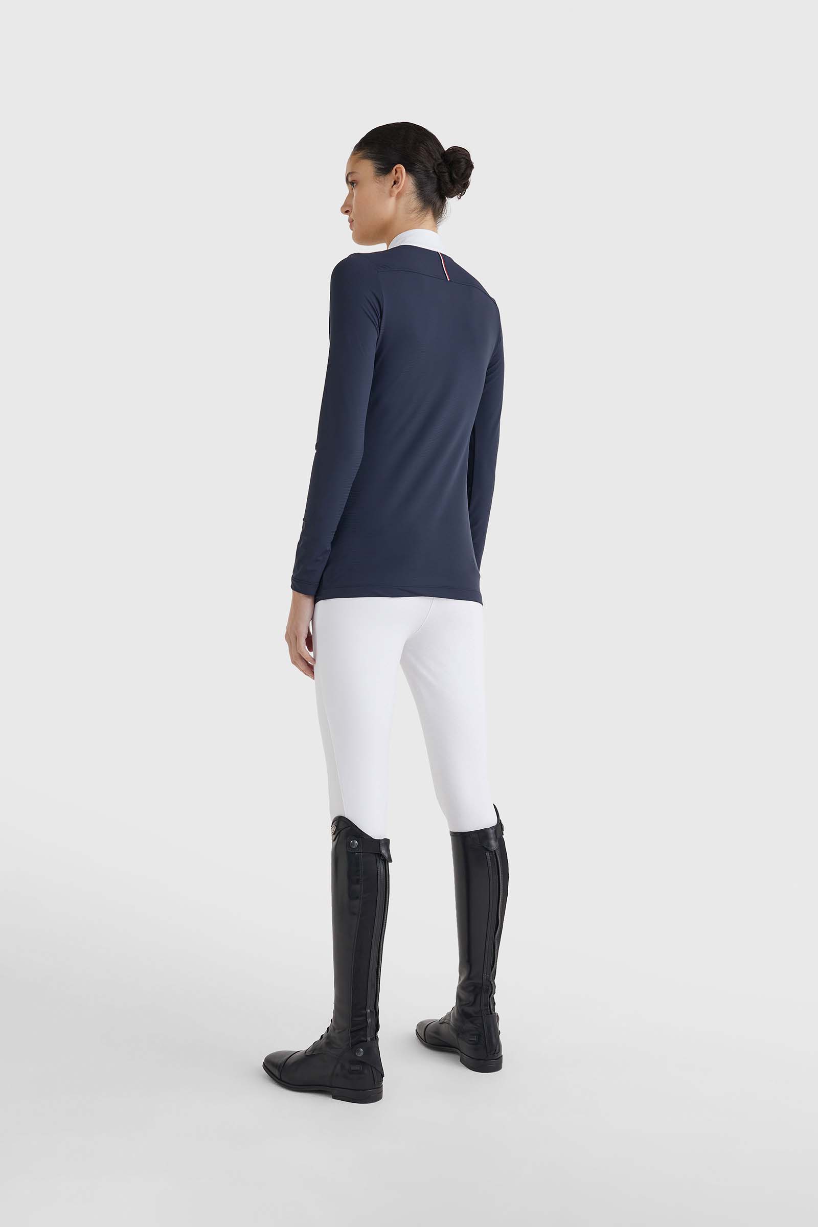 Tommy Hilfiger Equestrian langermet stevneskjorte, dame