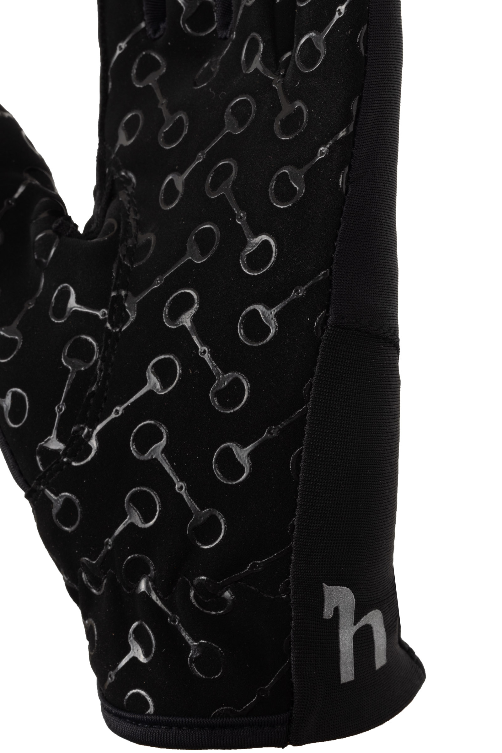 Horze ridehansker med silikontrykk i håndflaten, barn