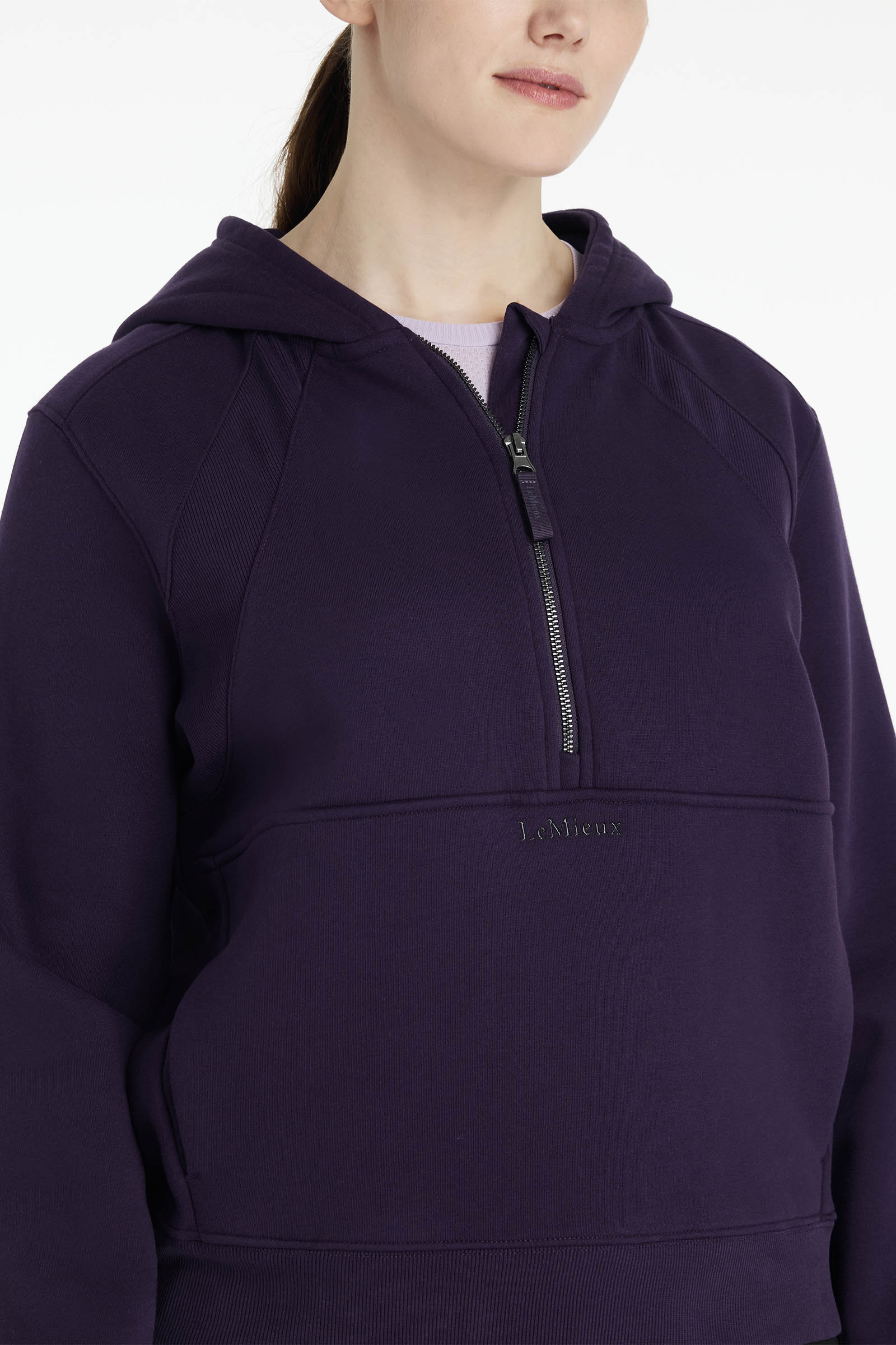 LeMieux Henrietta dame hoodie med halv glidelås