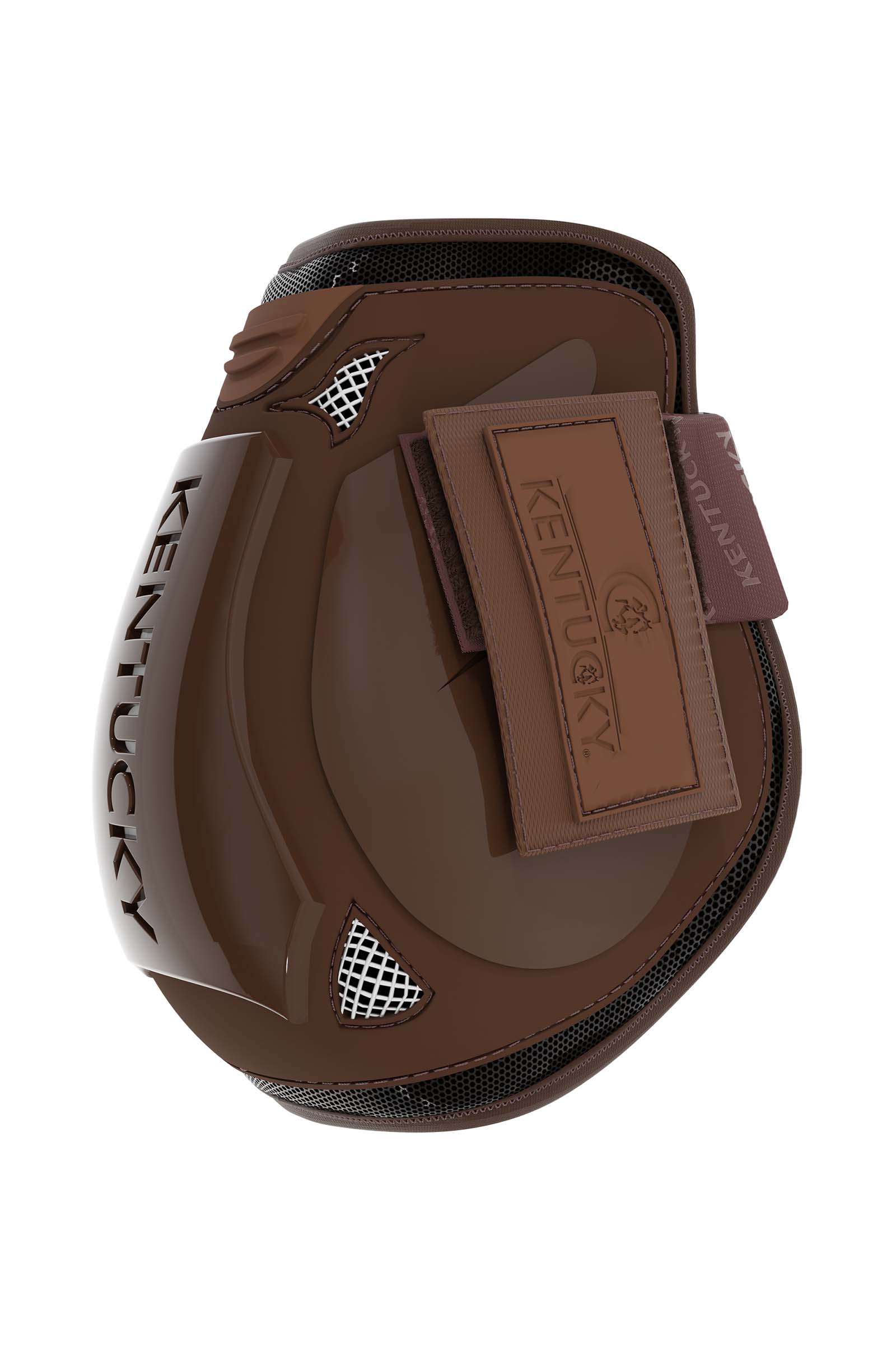 Brown Kentucky Horsewear Air Moonbots med borrelåslukking
