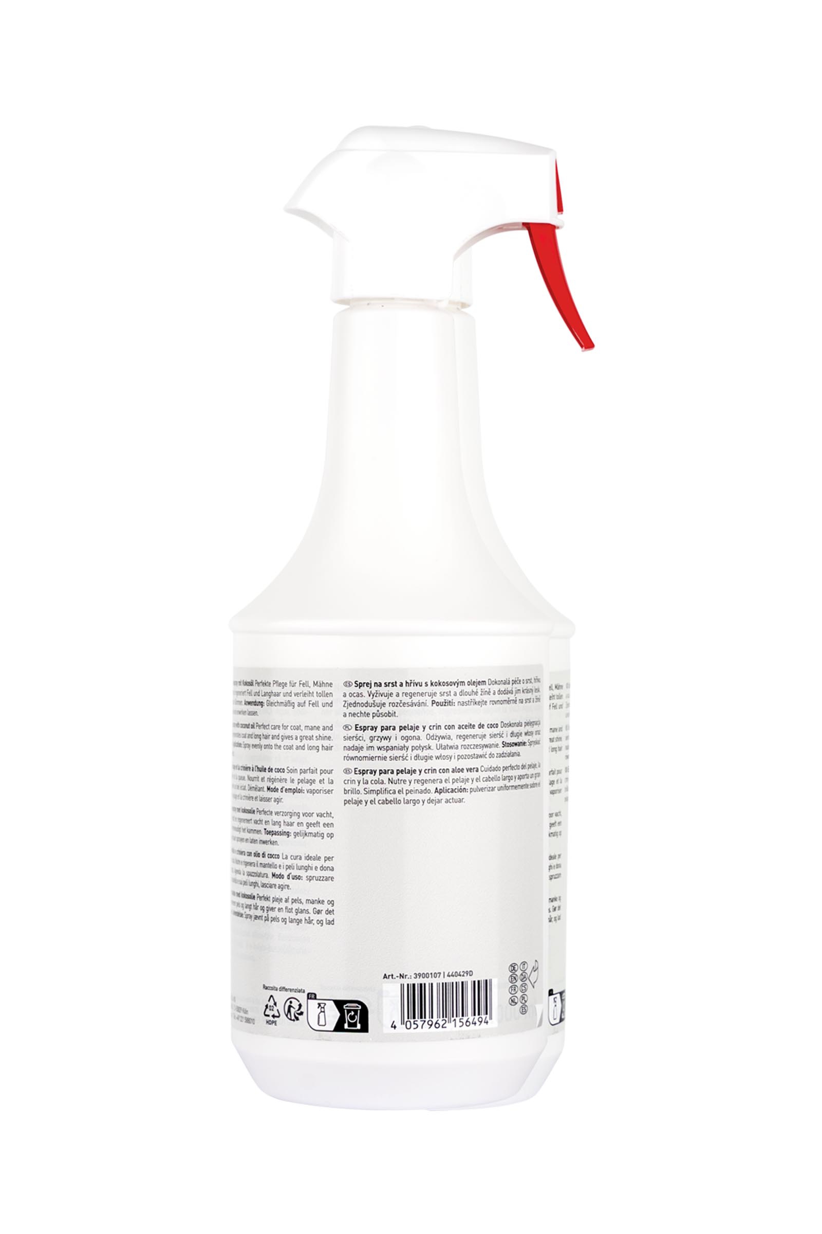 Waldhausen pels- og manespray med kokosolje, 1 l