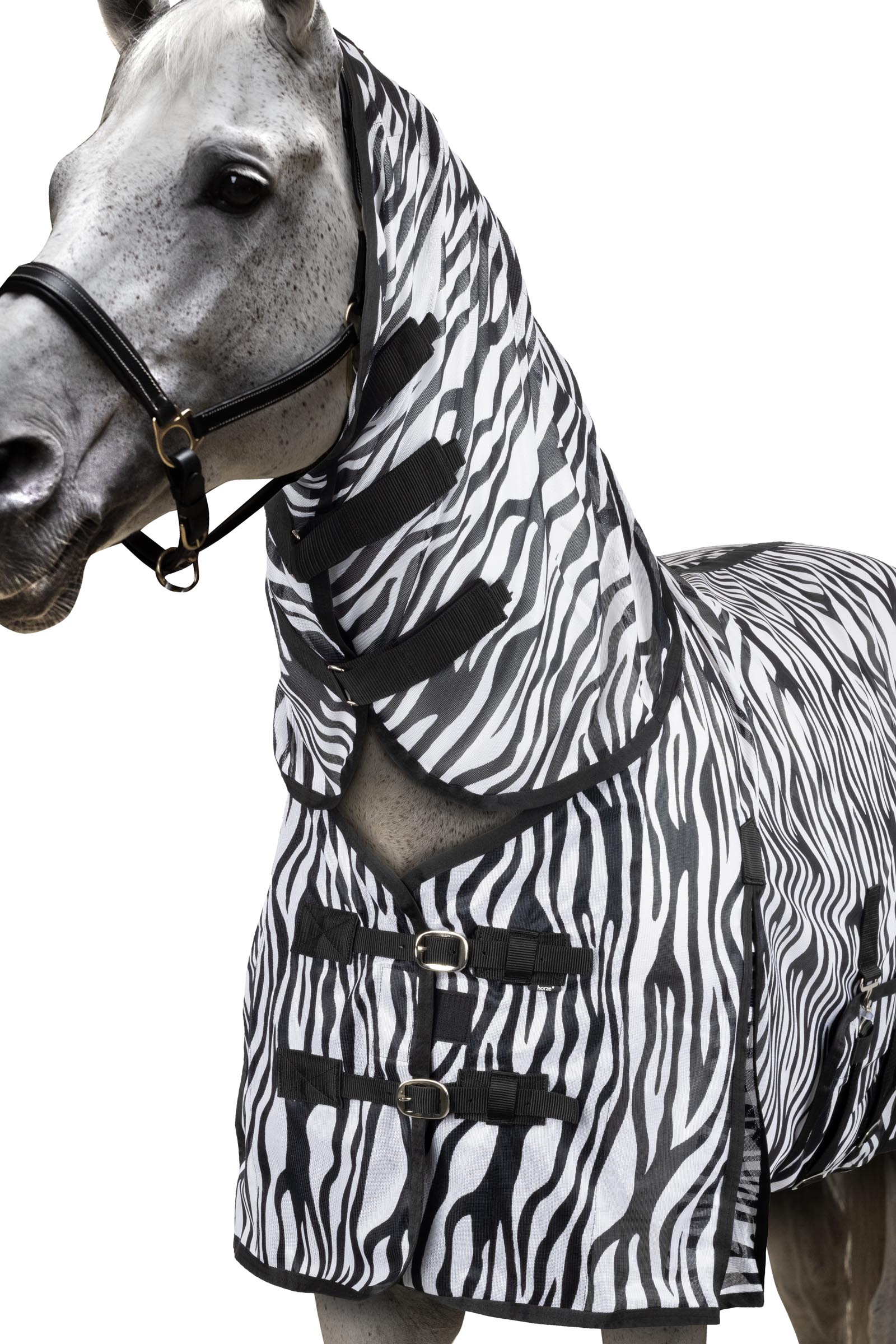 Horze Defender flueteppe med bukbeskytter