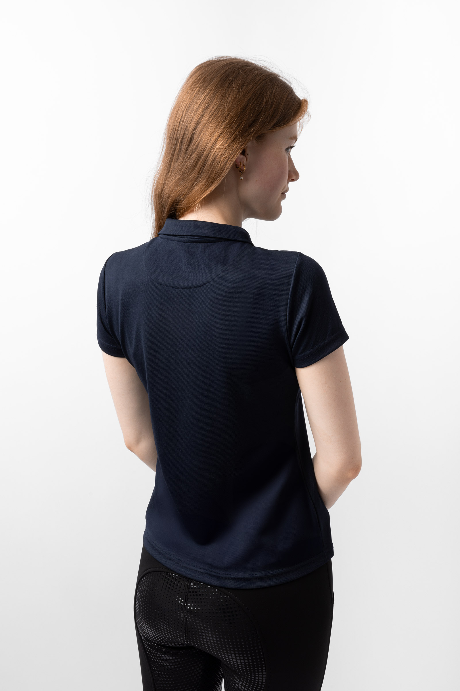 Horze Denise funksjonell kortermet poloskjorte, dame