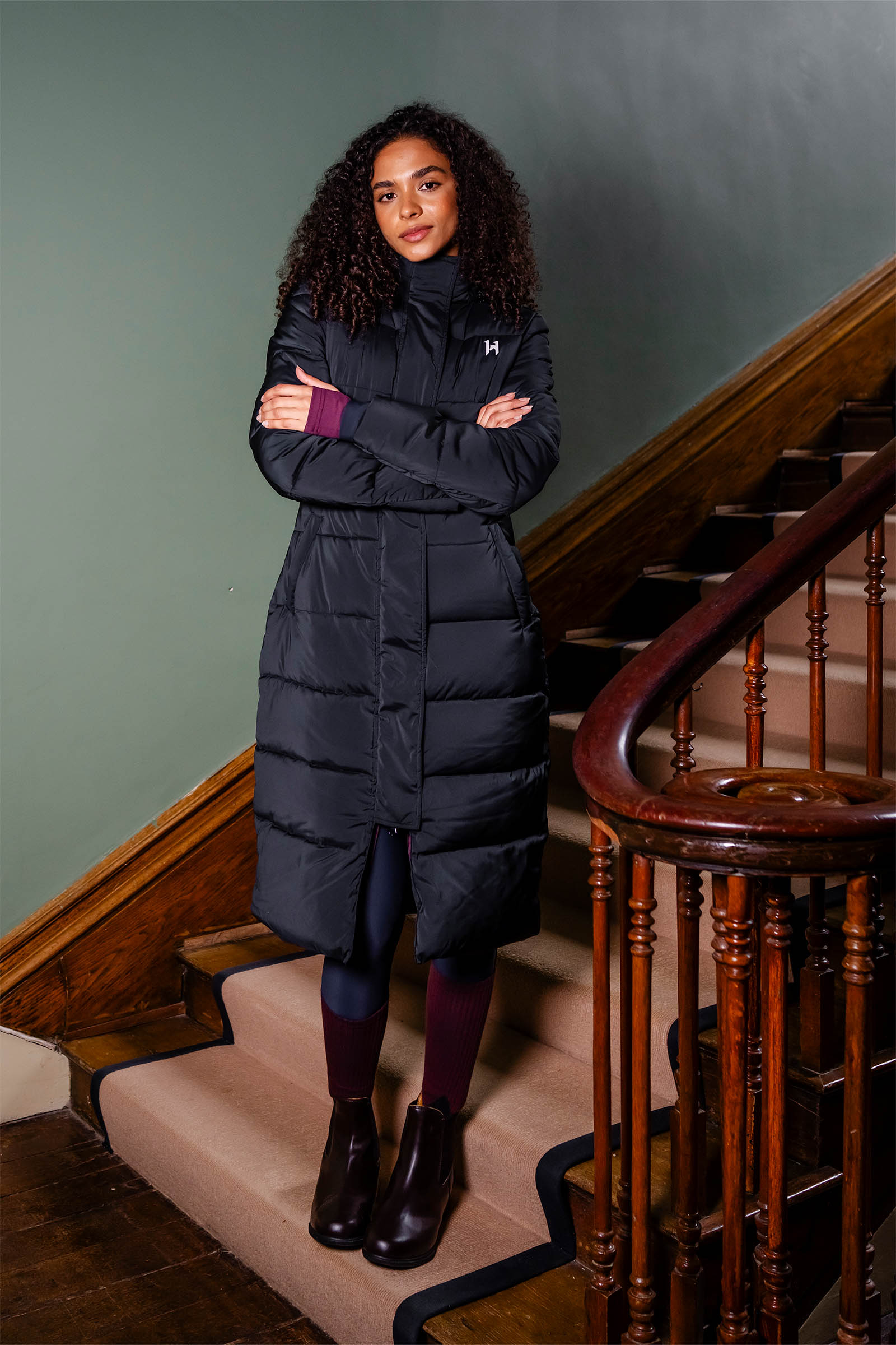 Horseware Verve lang, vattert kåpe for dame