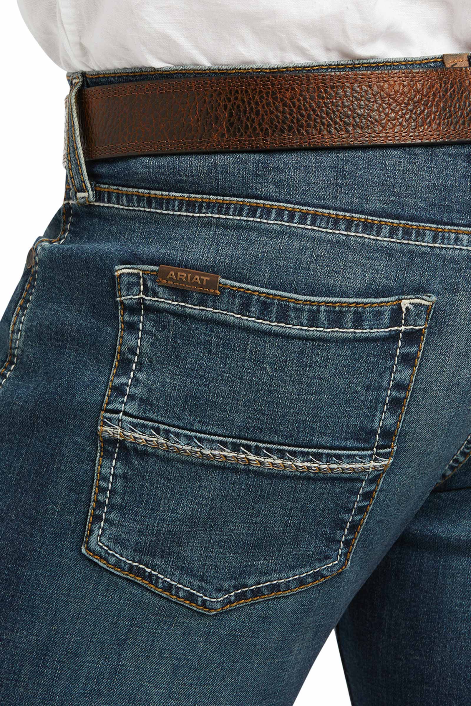 Ariat M8 Modern Tekstretch Sebastian Herre jeans med smal passform