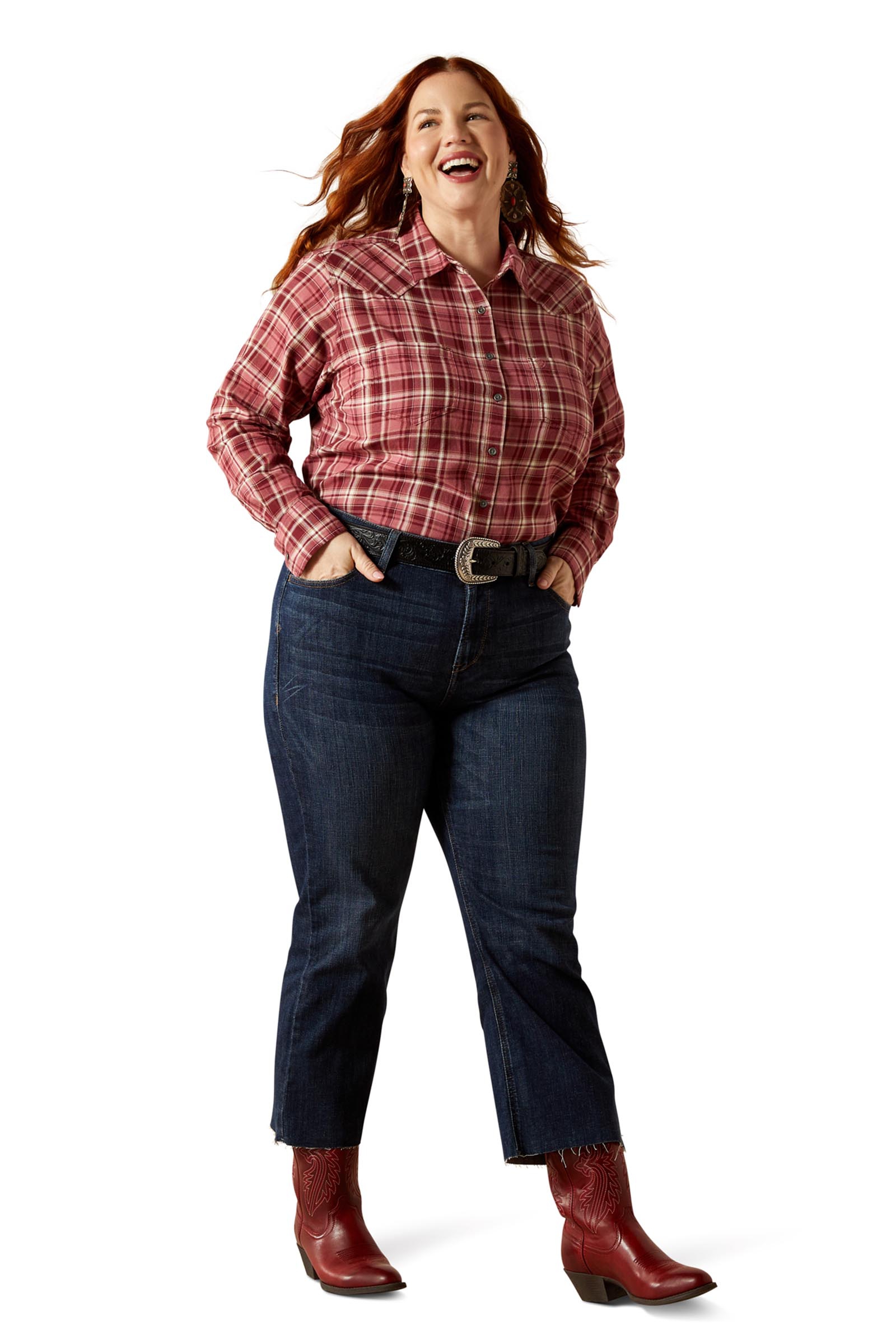 Ariat Billie Jean dame skjorte med lange ermer