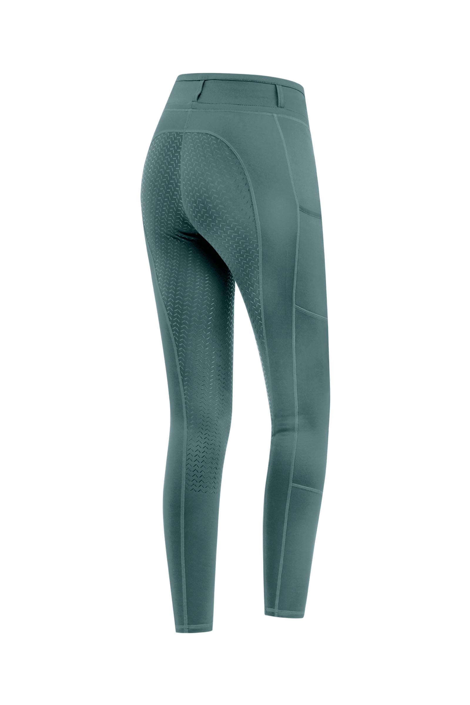Pine Green ELT Ella Kids' rideleggings med fullgrip