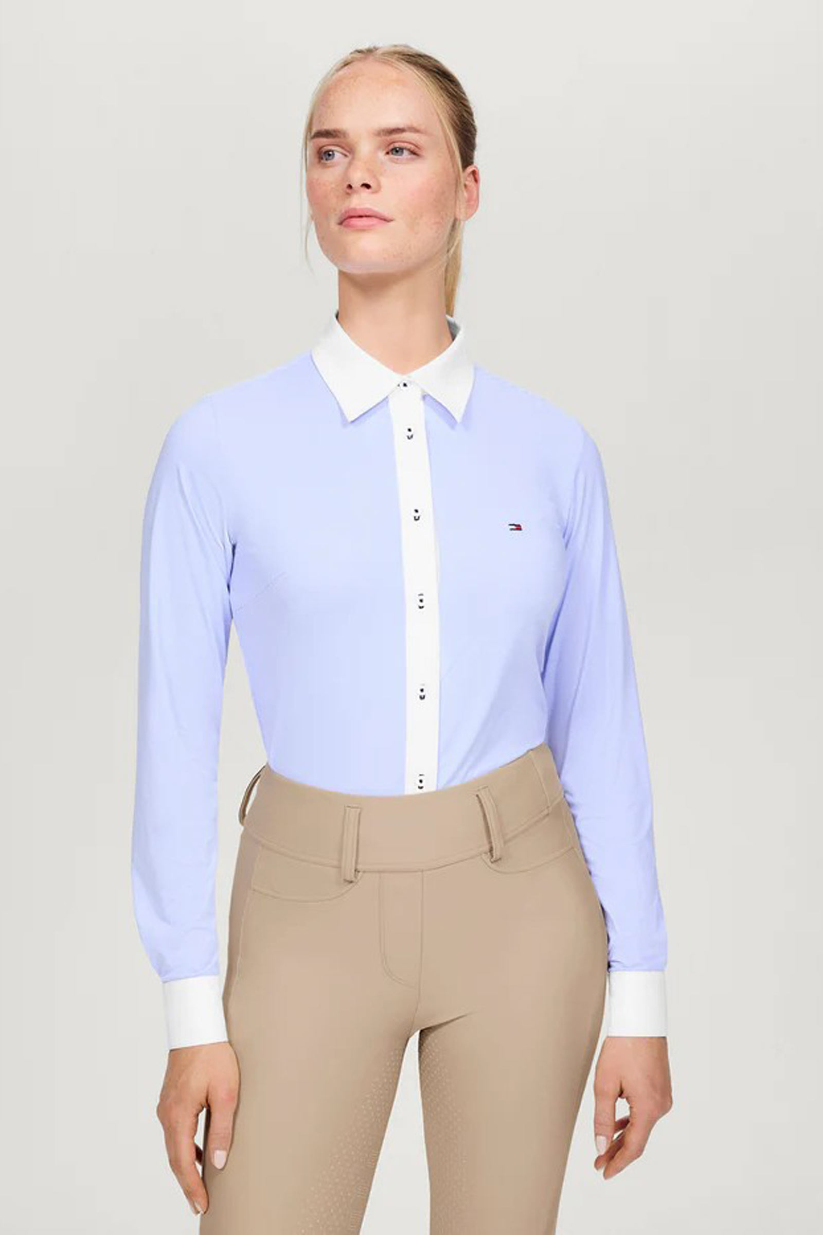 Tommy Hilfiger Essex stretch oxfordskjorte for dame