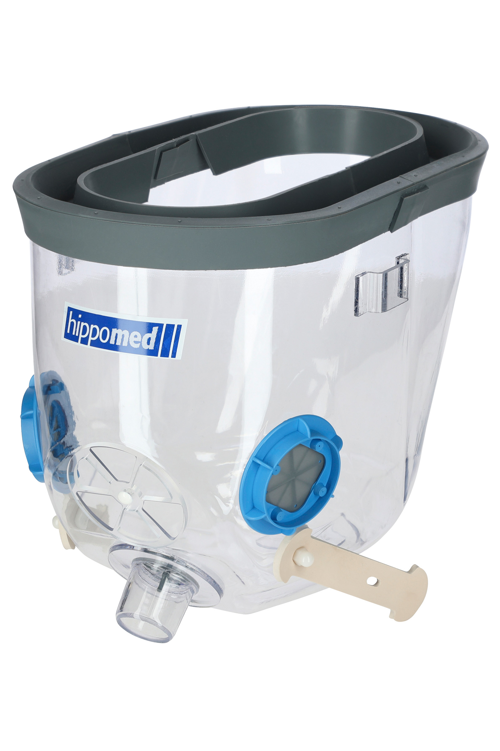 Hippomed inhaleringsmaske inkludert tilbehør til AirOne Flex, trekkhest