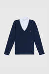 Tommy Hilfiger Equestrian Montana dames 2-i-1 stevneskjorte