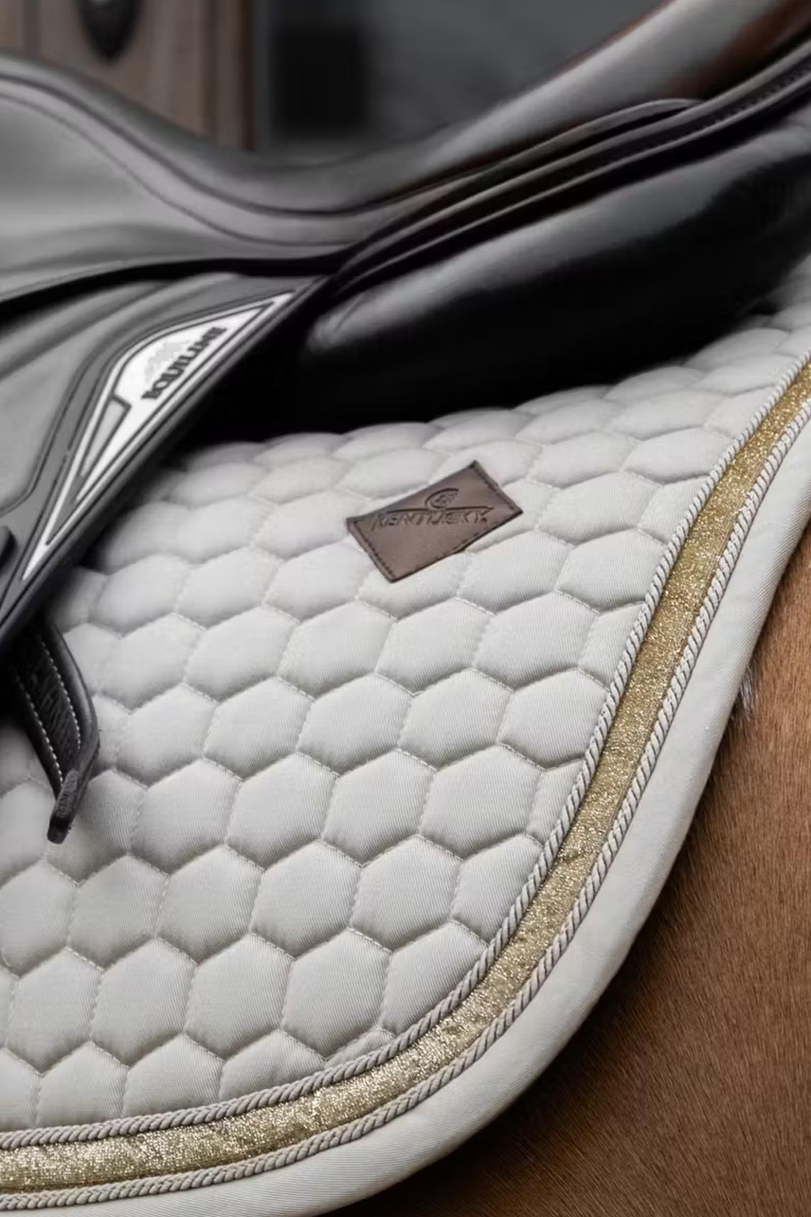 Kentucky Horsewear sprangsjabrak med glitterkant  