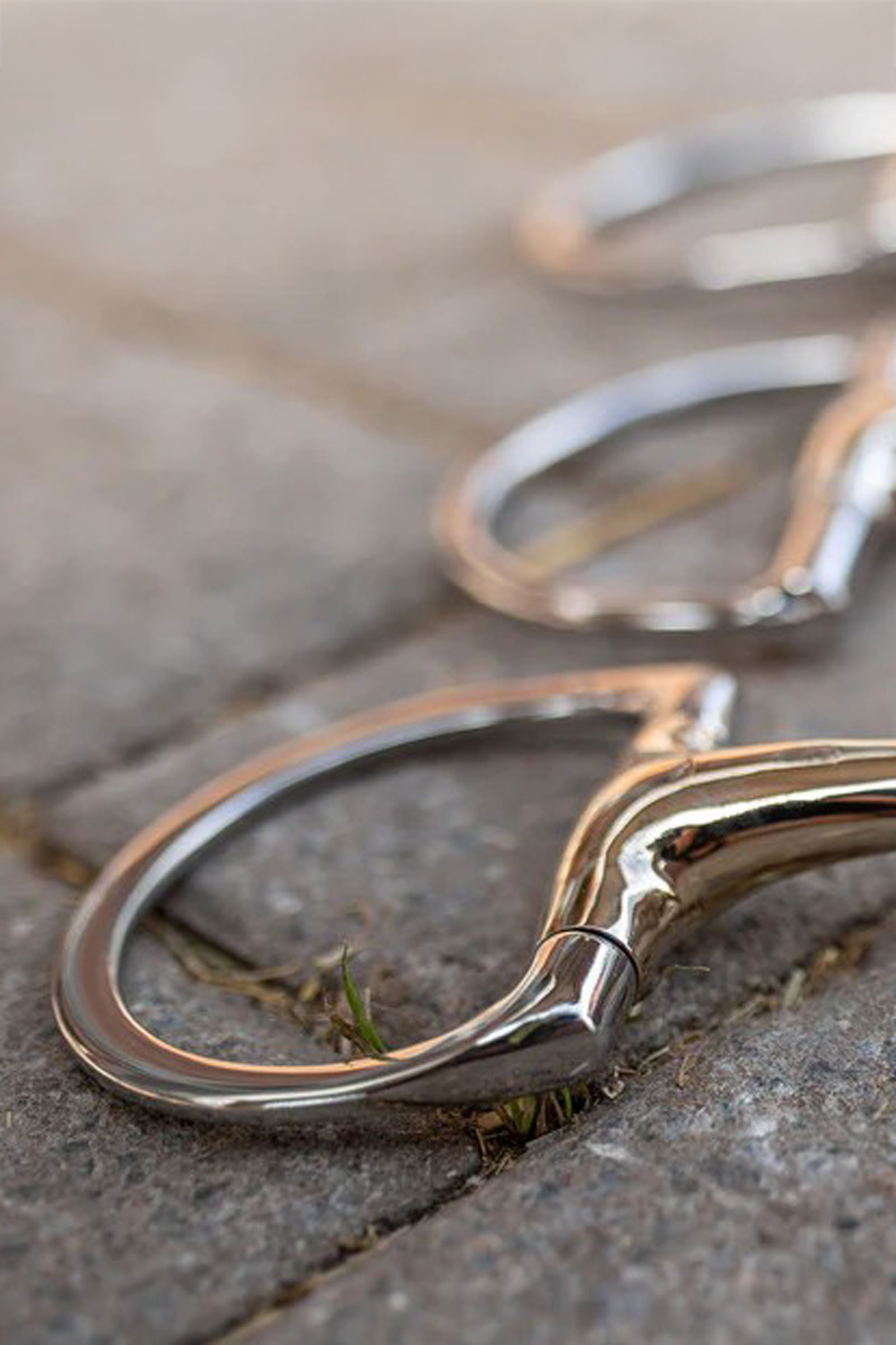 Sprenger Novocontact muffebitt med D-ringer, dobbelt leddet, Sensogan, 16 mm