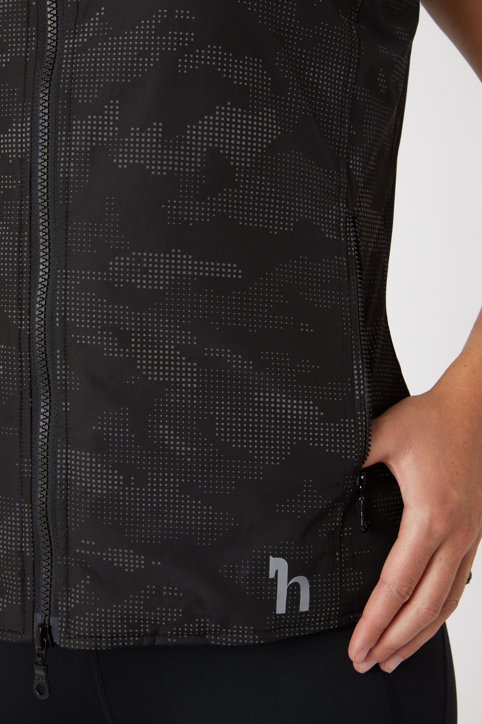 Horze Camo Luminox reflekterende vest, dame