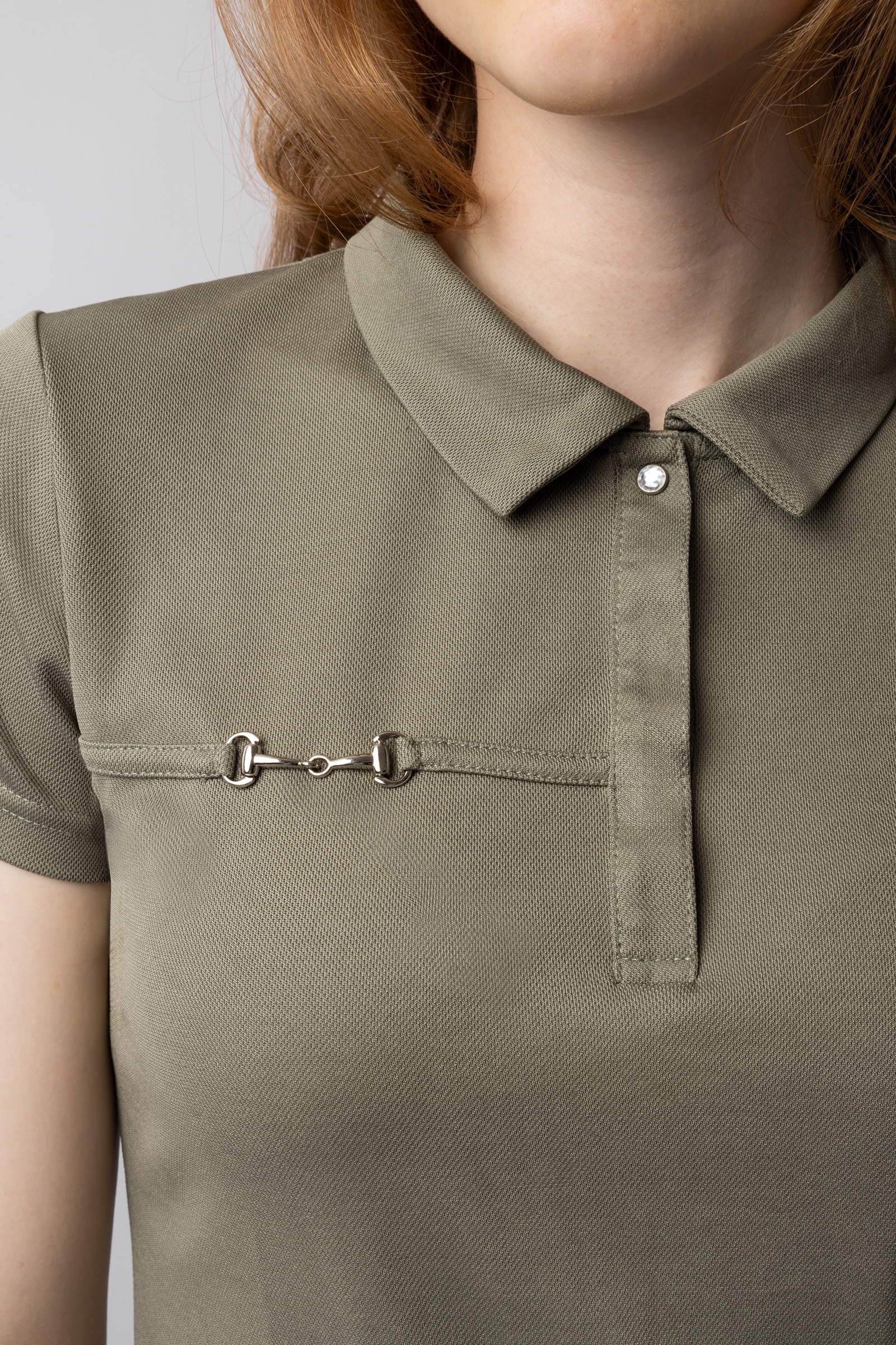 Horze Denise funksjonell kortermet poloskjorte, dame