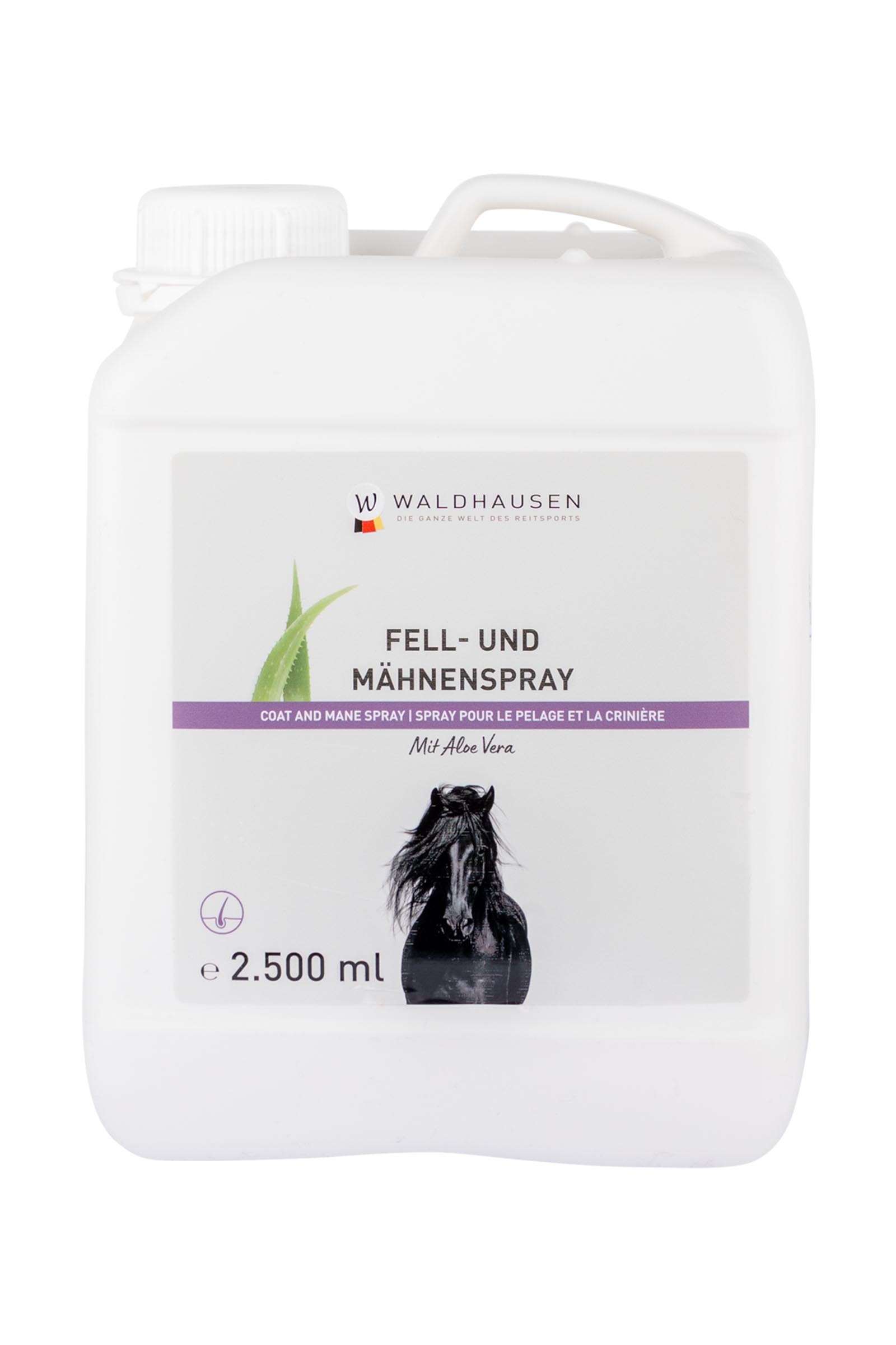 Waldhausen H&aring;r- og halepleiespray med aloe vera, 2,5 l
