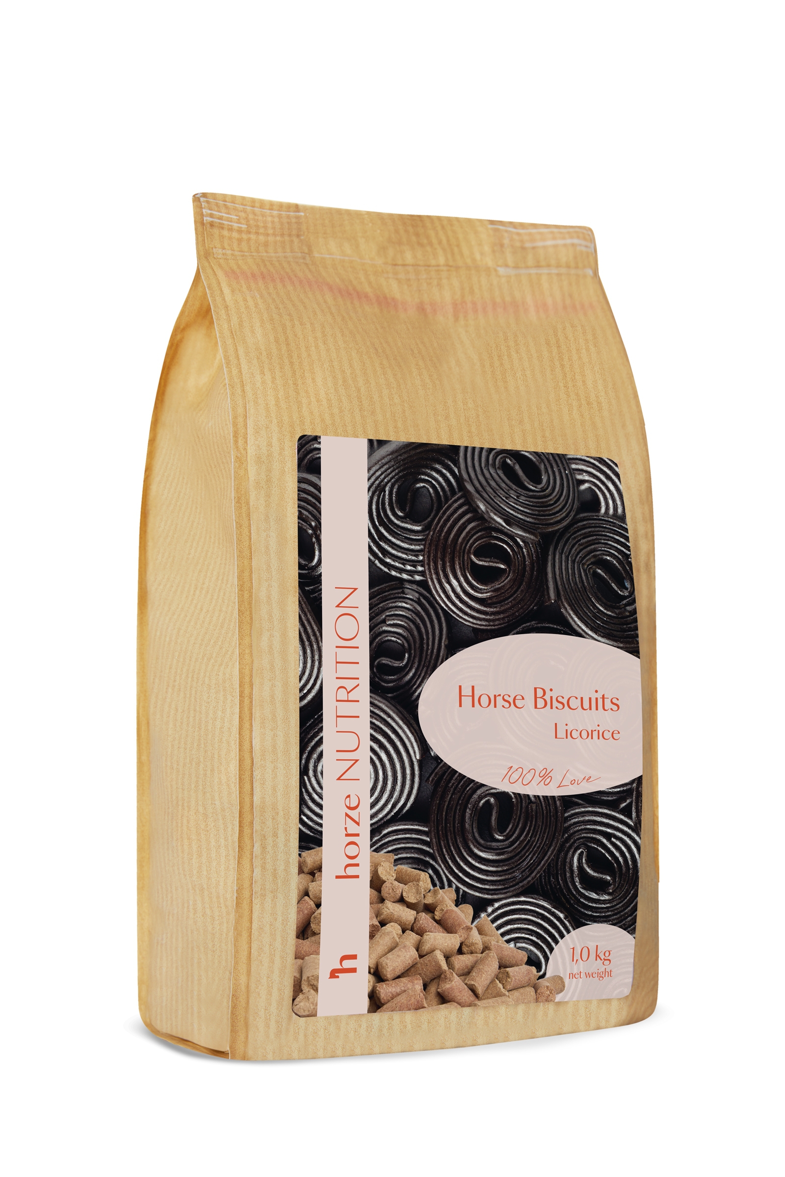 Horze Biscuits godbiter, lakris, 1 kilo
