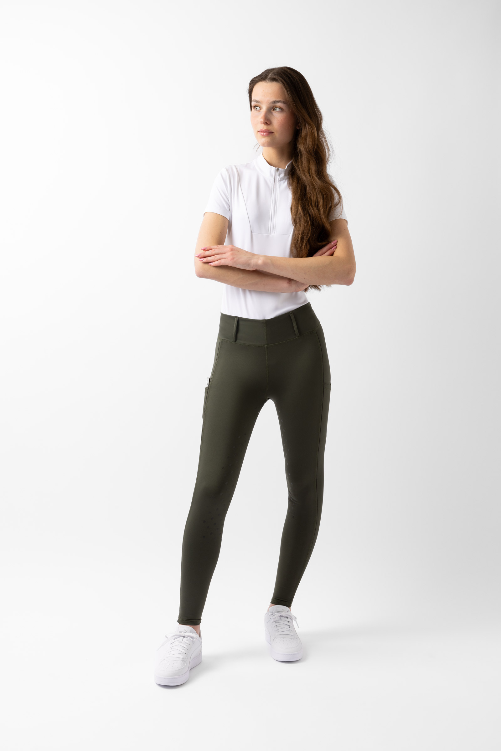 Horze Young Rider AYA ridetights med høyt liv, dame