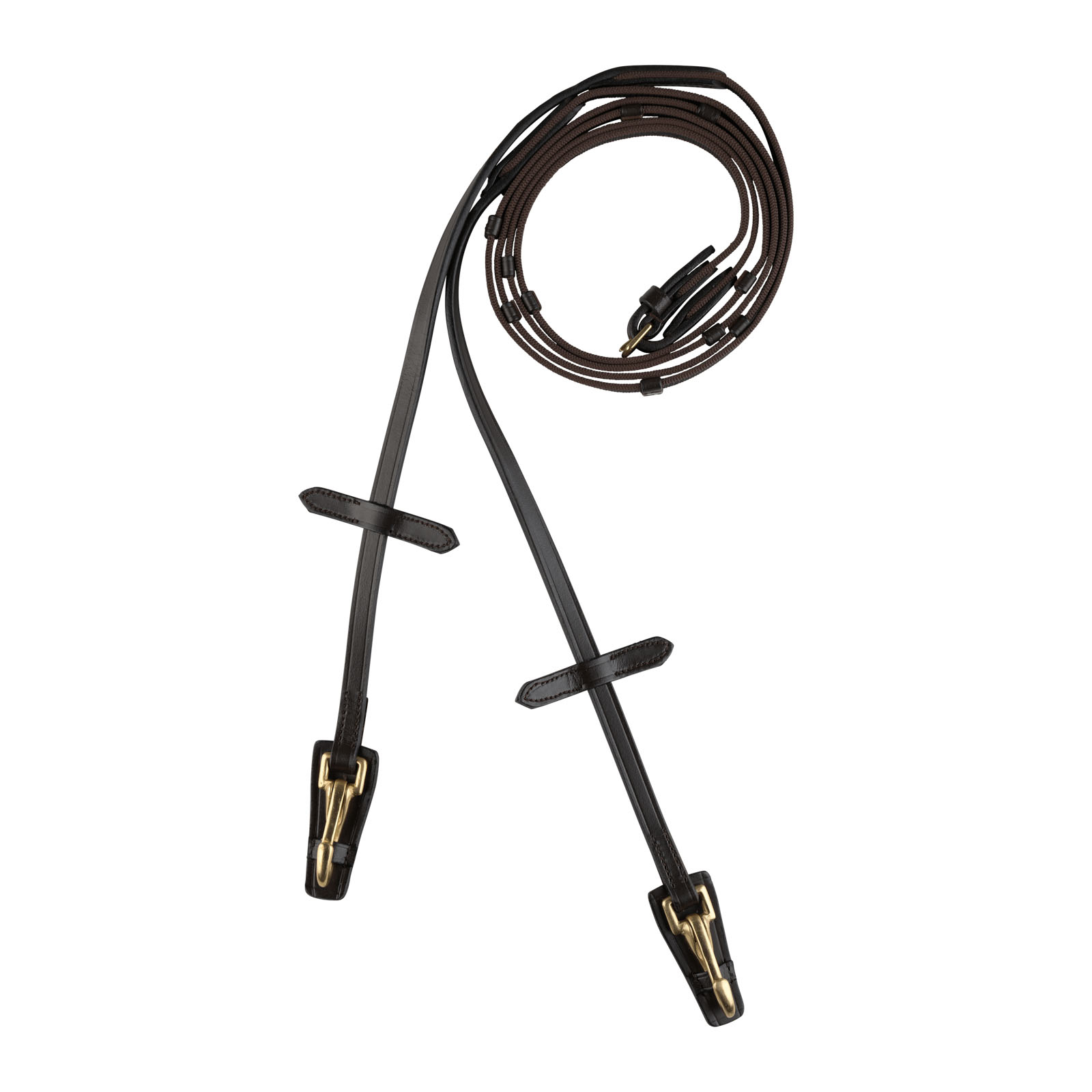 Dark Brown Horze Kerry t&oslash;yler med klips