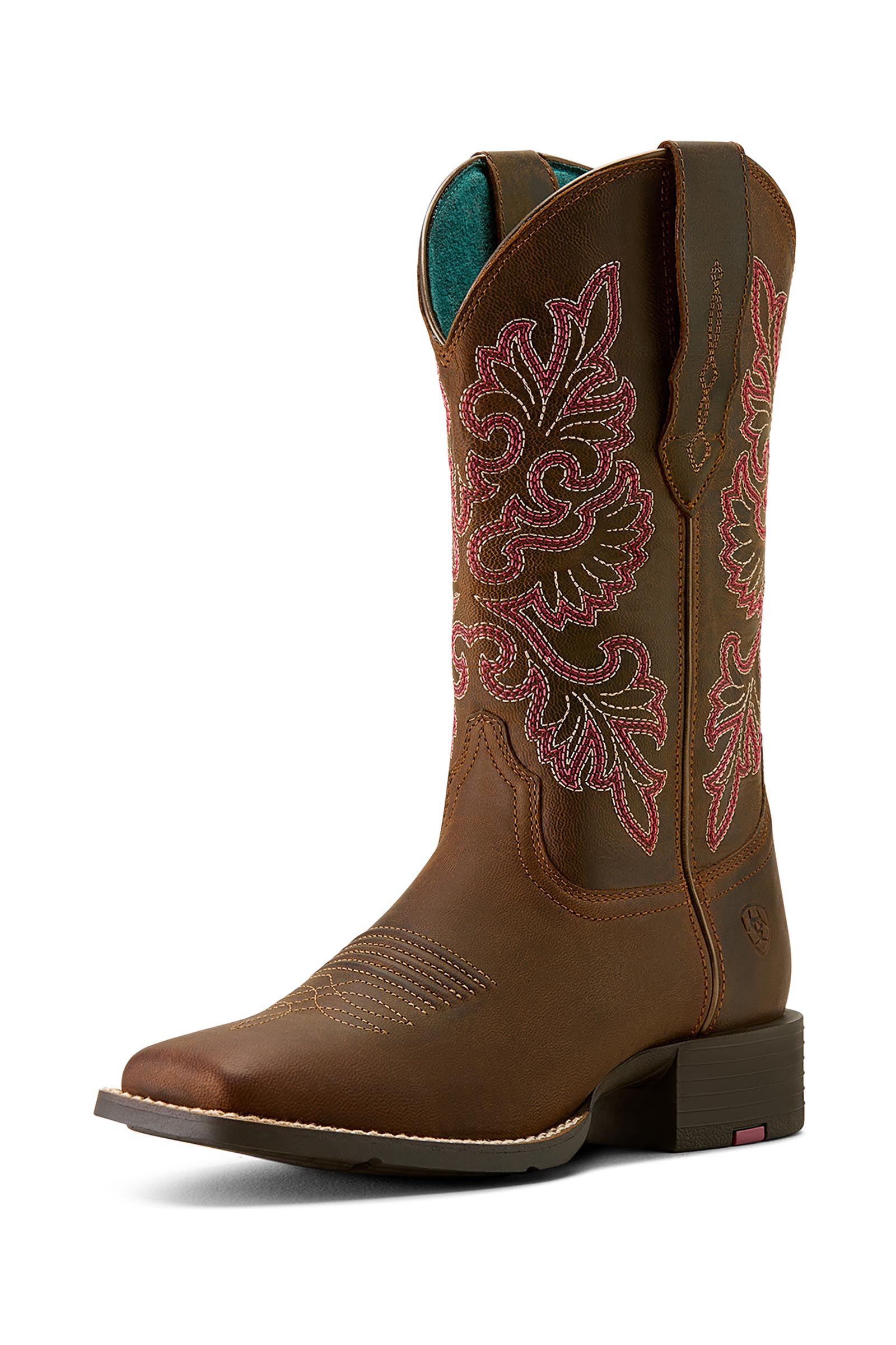 Ariat Round Up Wide Square Toe dame westernst&oslash;vler