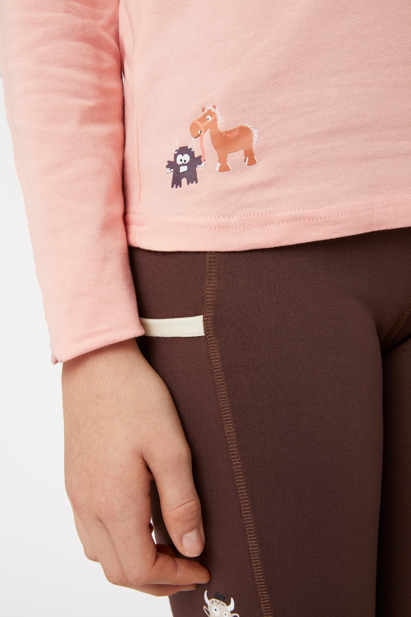 Horze Monster langermet skjorte til barn