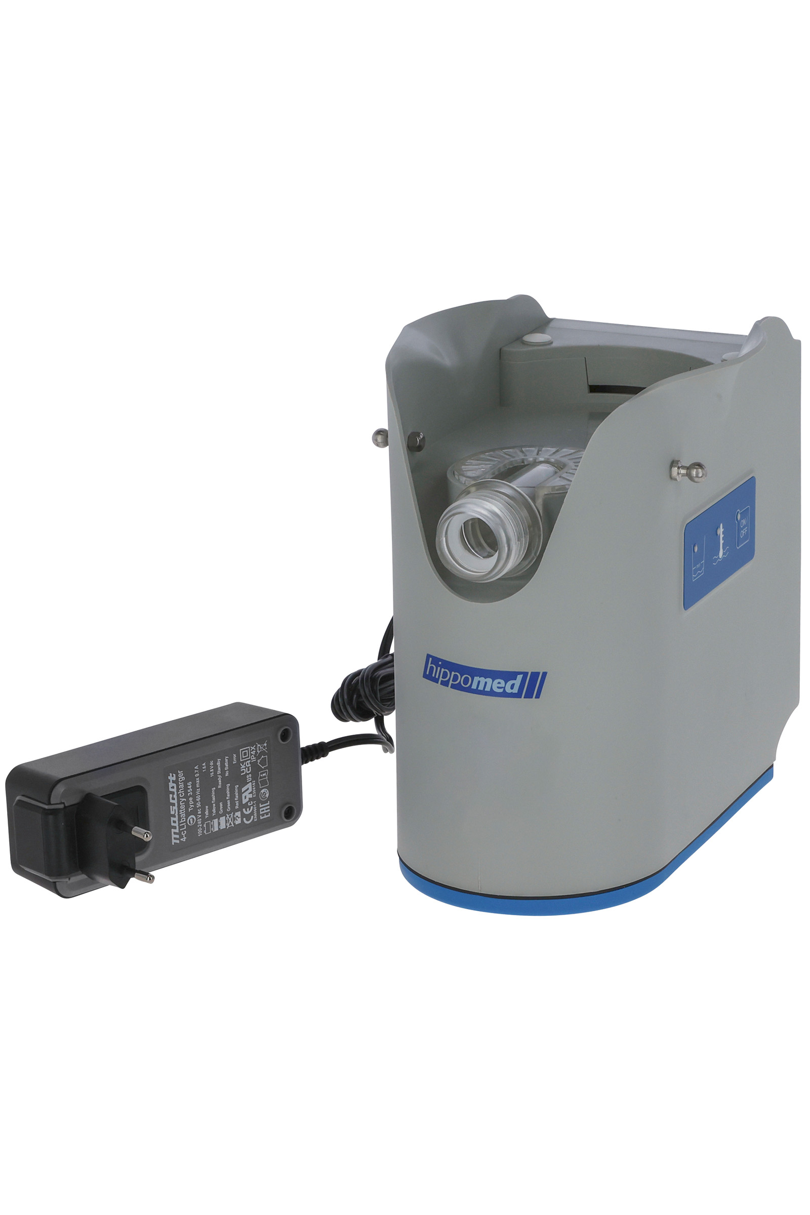 Hippomed AirOne Flex Ultrasound inhalator uten maske, på batteri