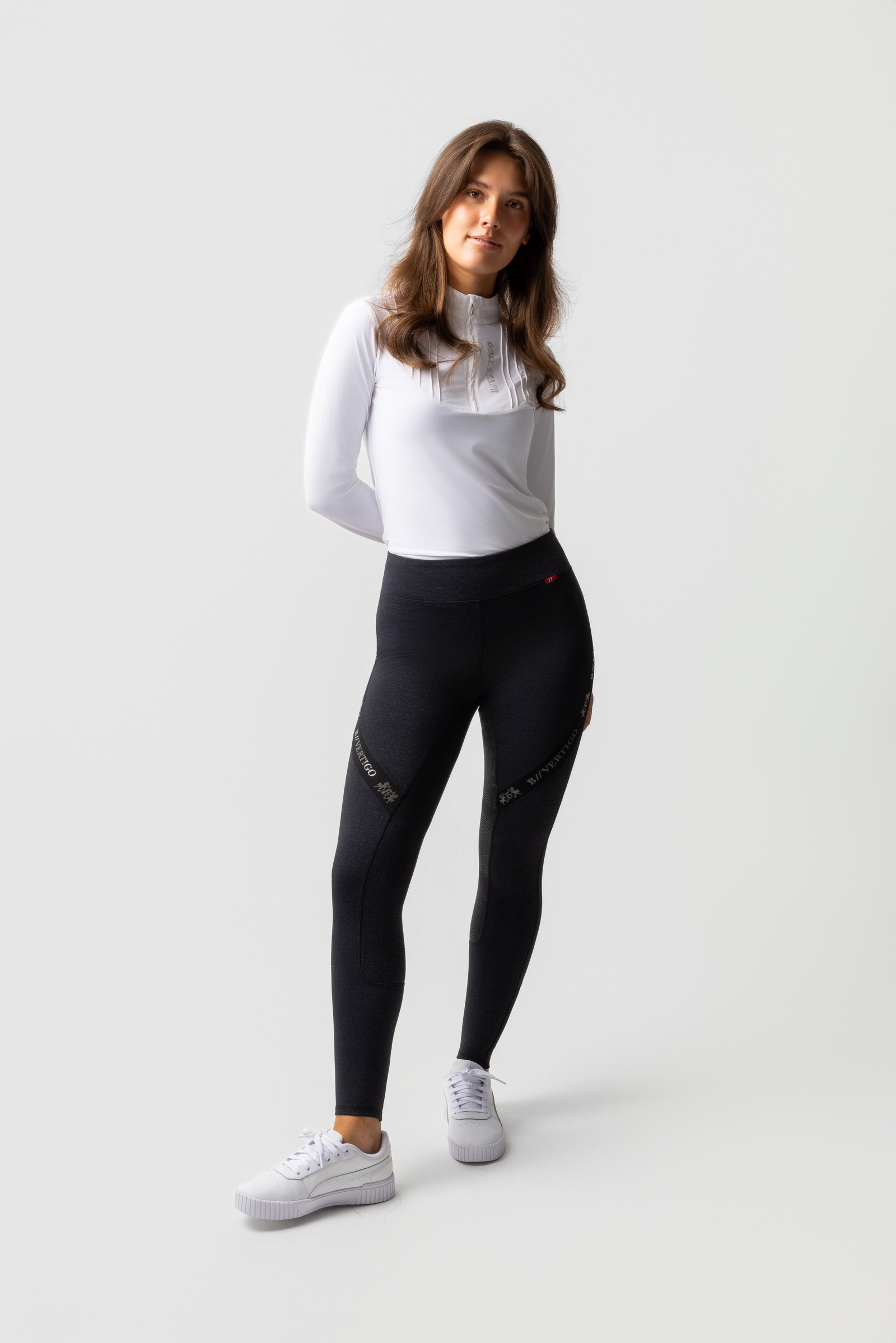 B Vertigo Jenny ridetights for kvinner med helforsterkning i silikon UPF 40+