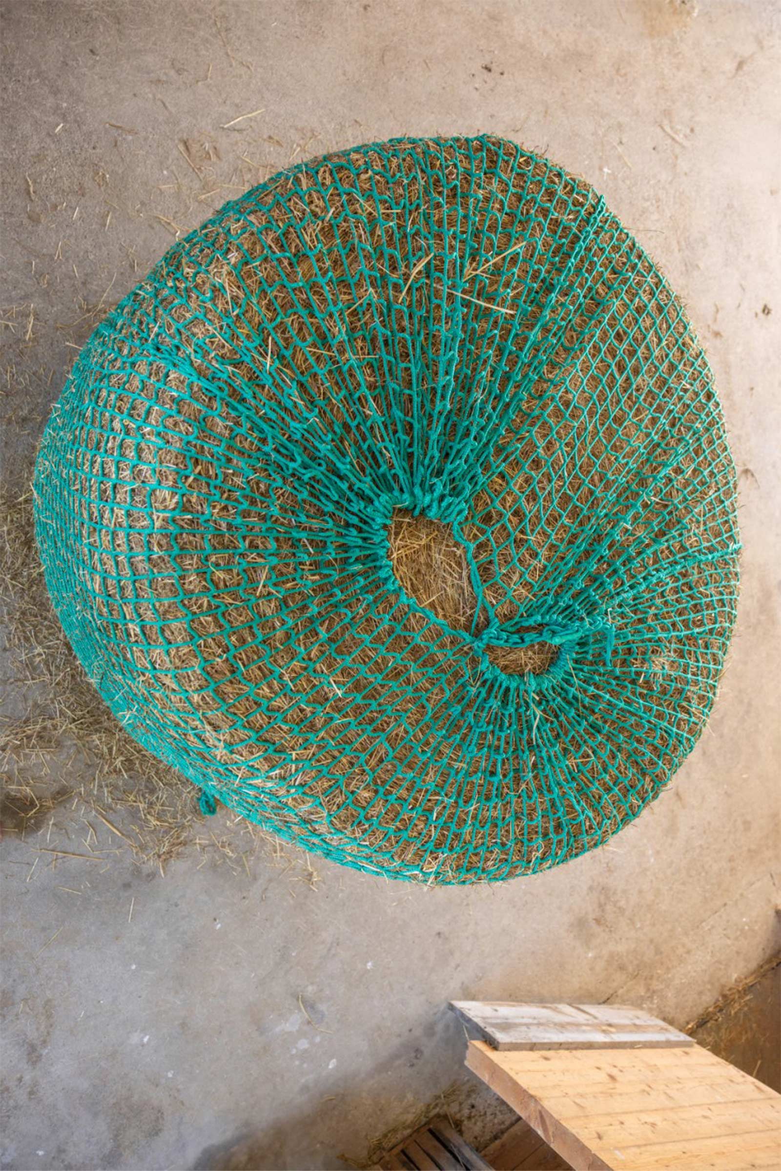 Kerbl høynett for rundballer, hengende