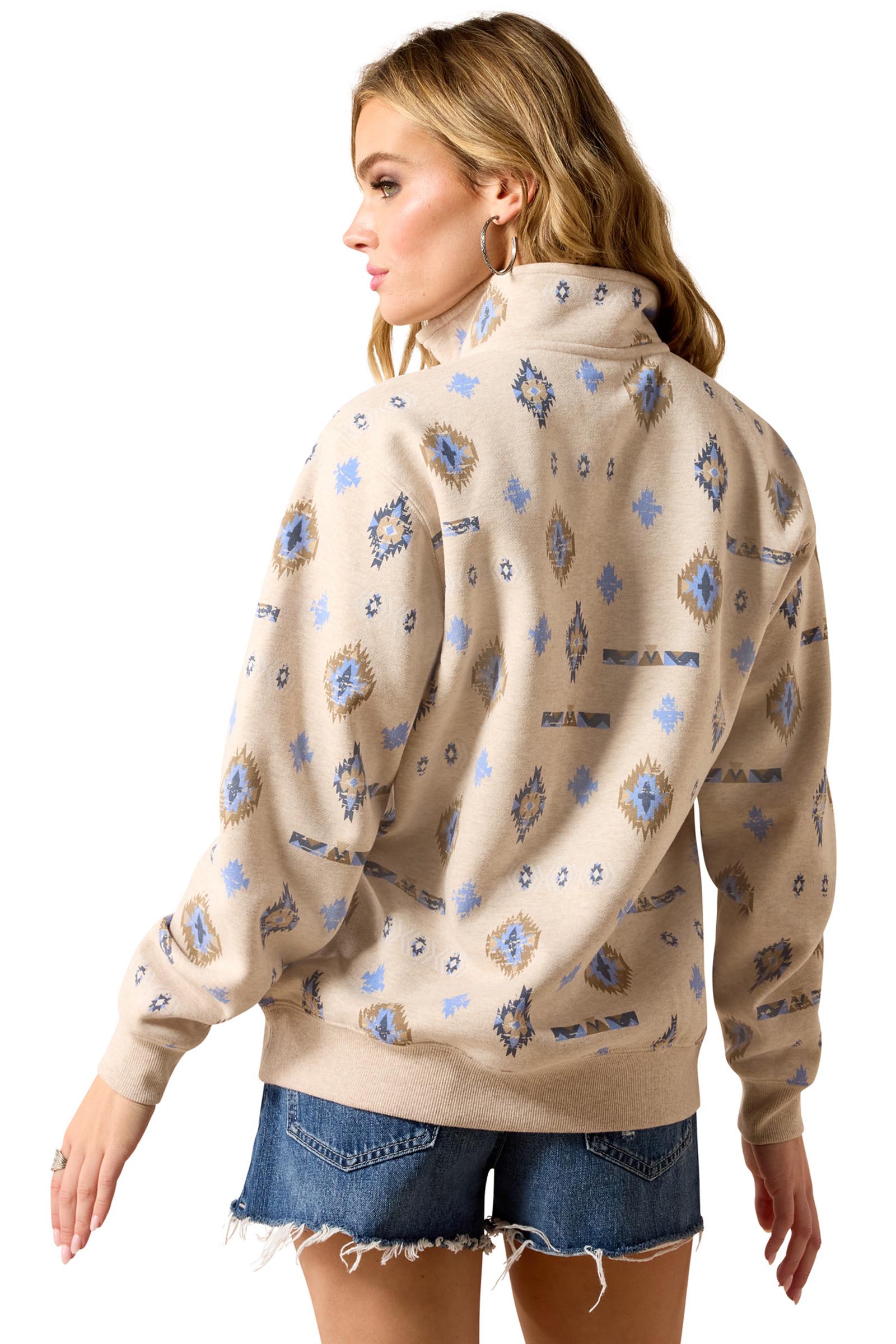 Ariat Dame Sapphire 1/2 Zip Sweatshirt