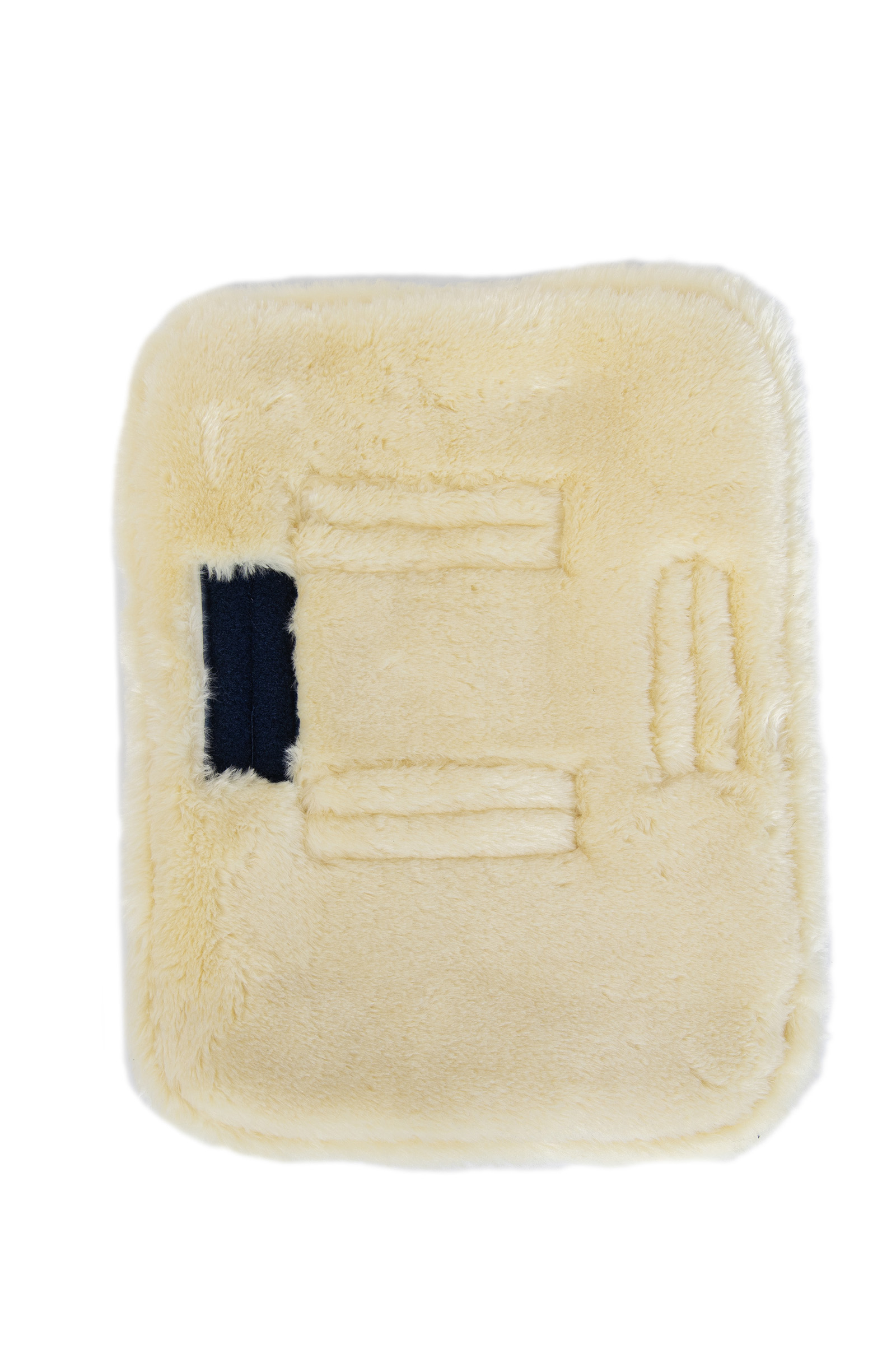 Kentucky Horsewear Quilted Chest Expander med saueskinn 2 spenner