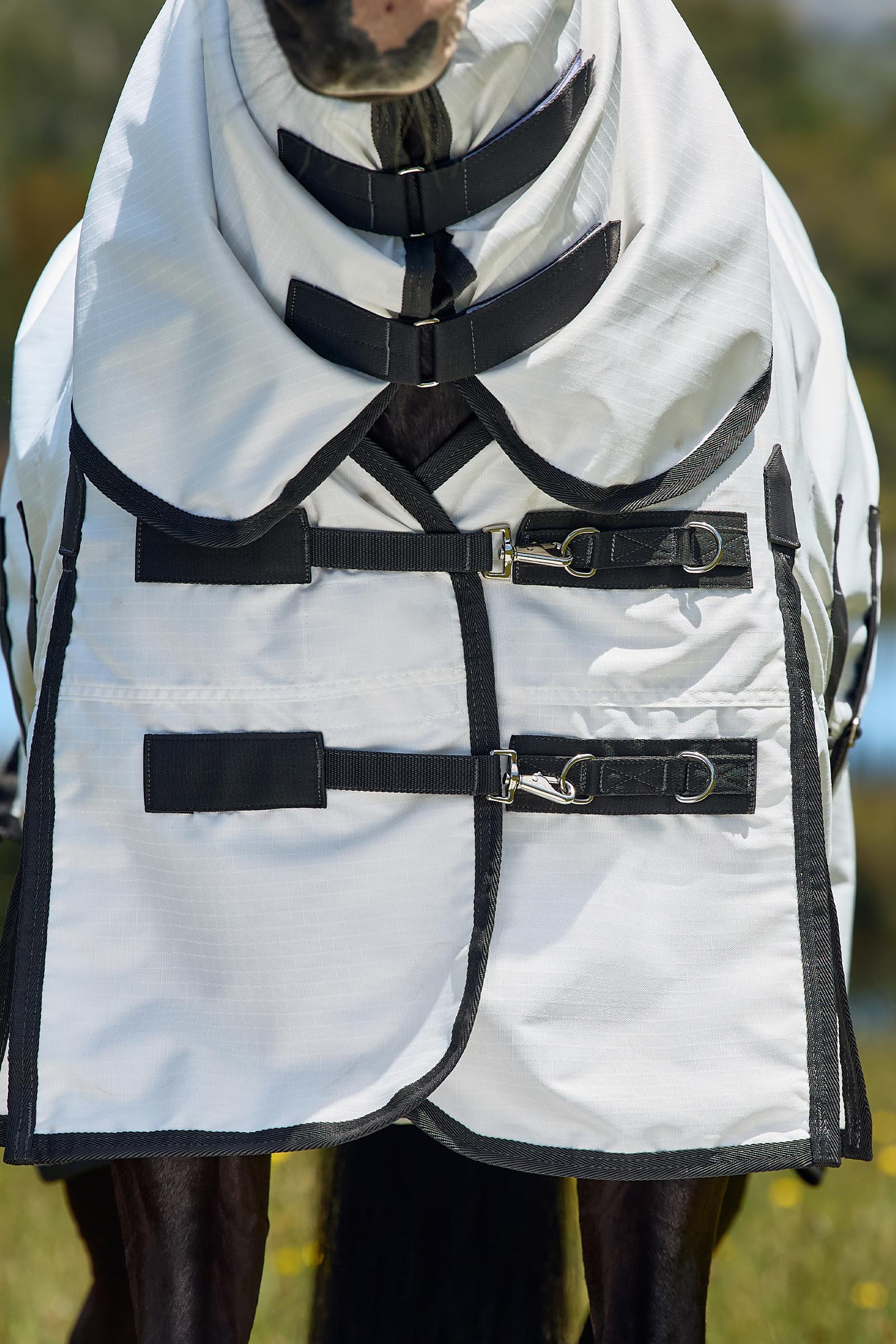 Weatherbeeta ComFiTec Sweet Itch Shield Fluedekken kombi med fast hals, 0 g  