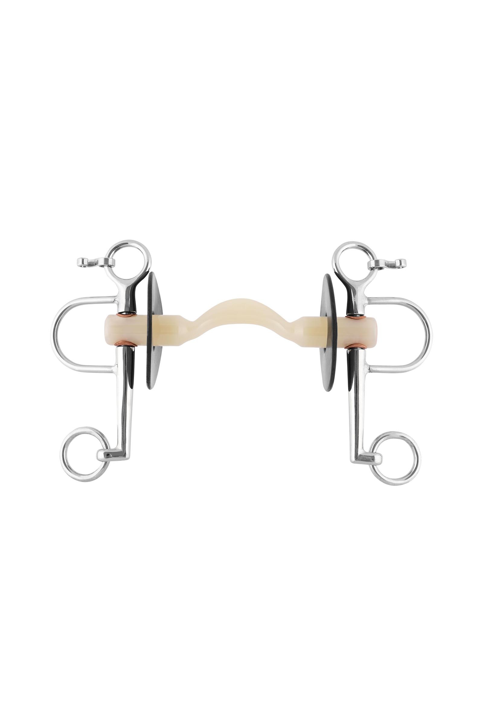 Sprenger Nathe pelham 20mm med myk mullen mouth, port og lange sjenkler (undersjenkel 7 cm)