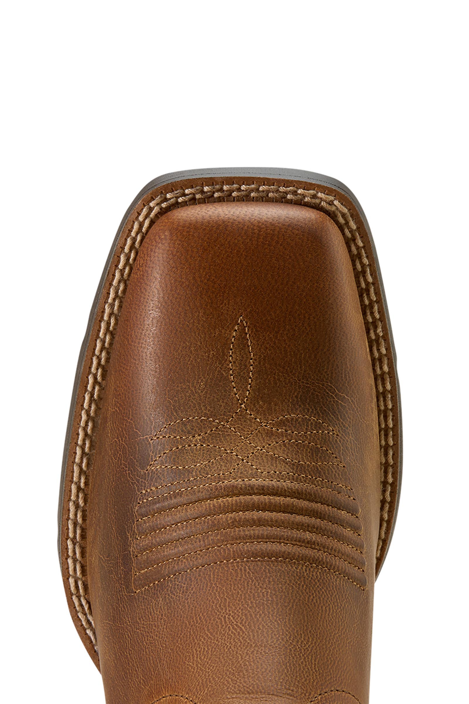 Ariat Round Up Holly westernst&oslash;vler med bred firkantet t&aring; til dame  