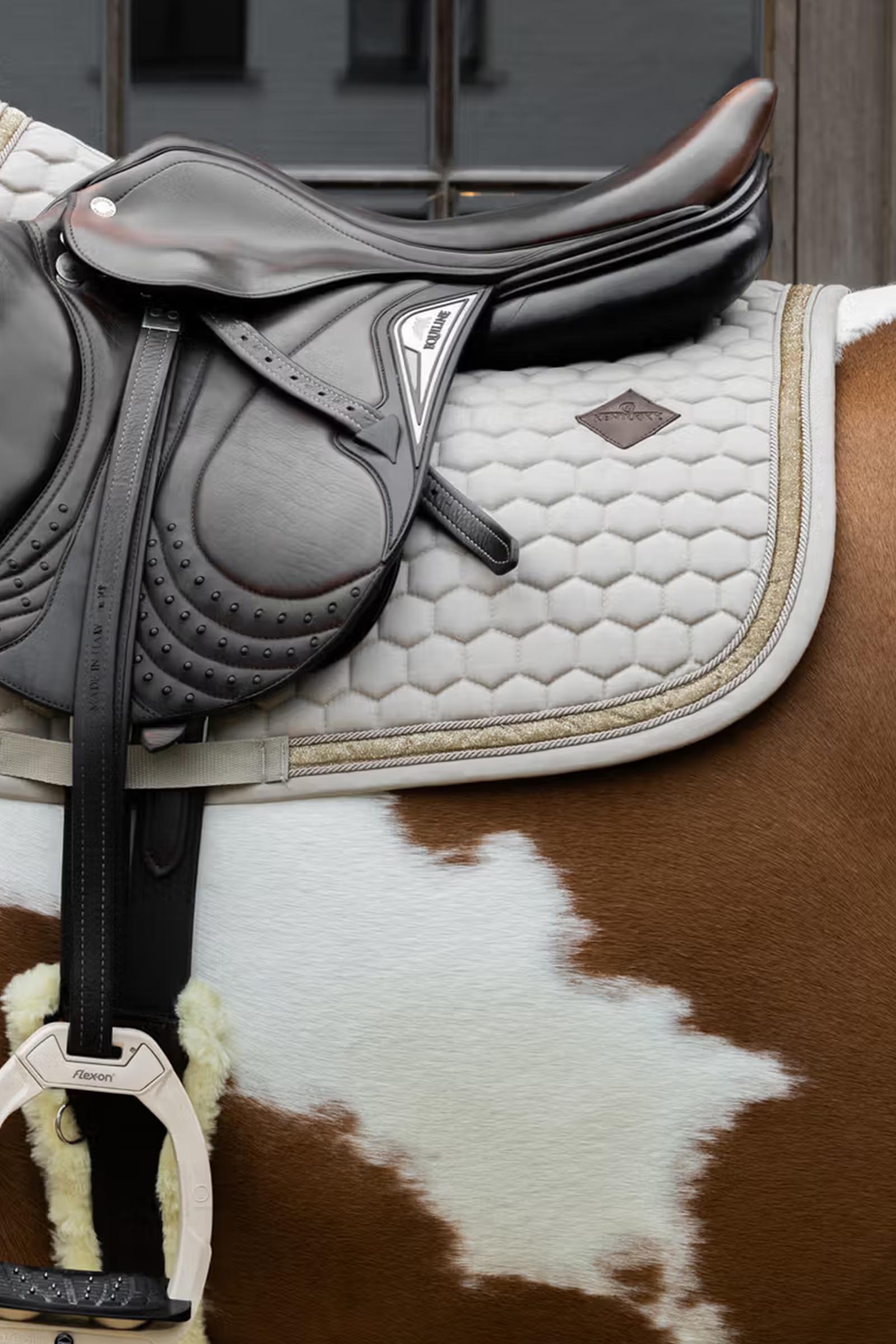 Kentucky Horsewear sprangsjabrak med glitterkant  