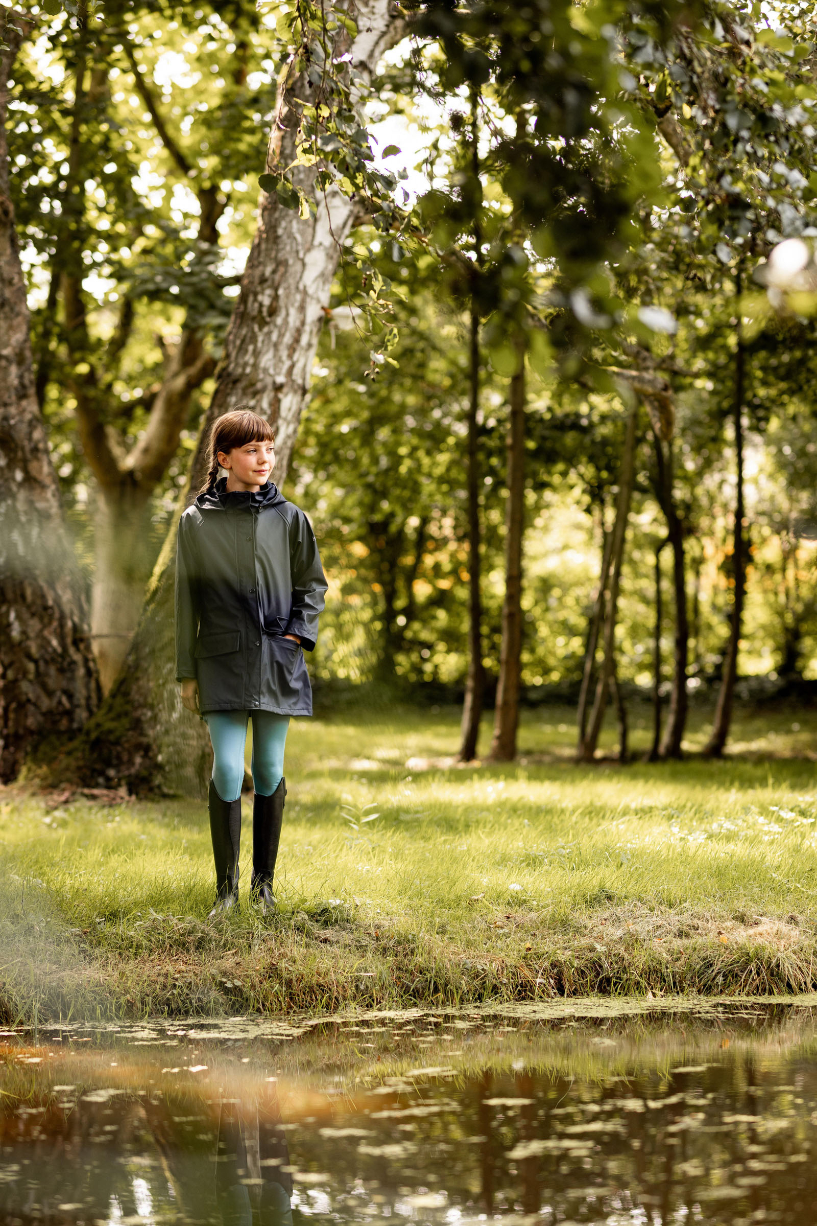 Horze Clara regnjakke til barn