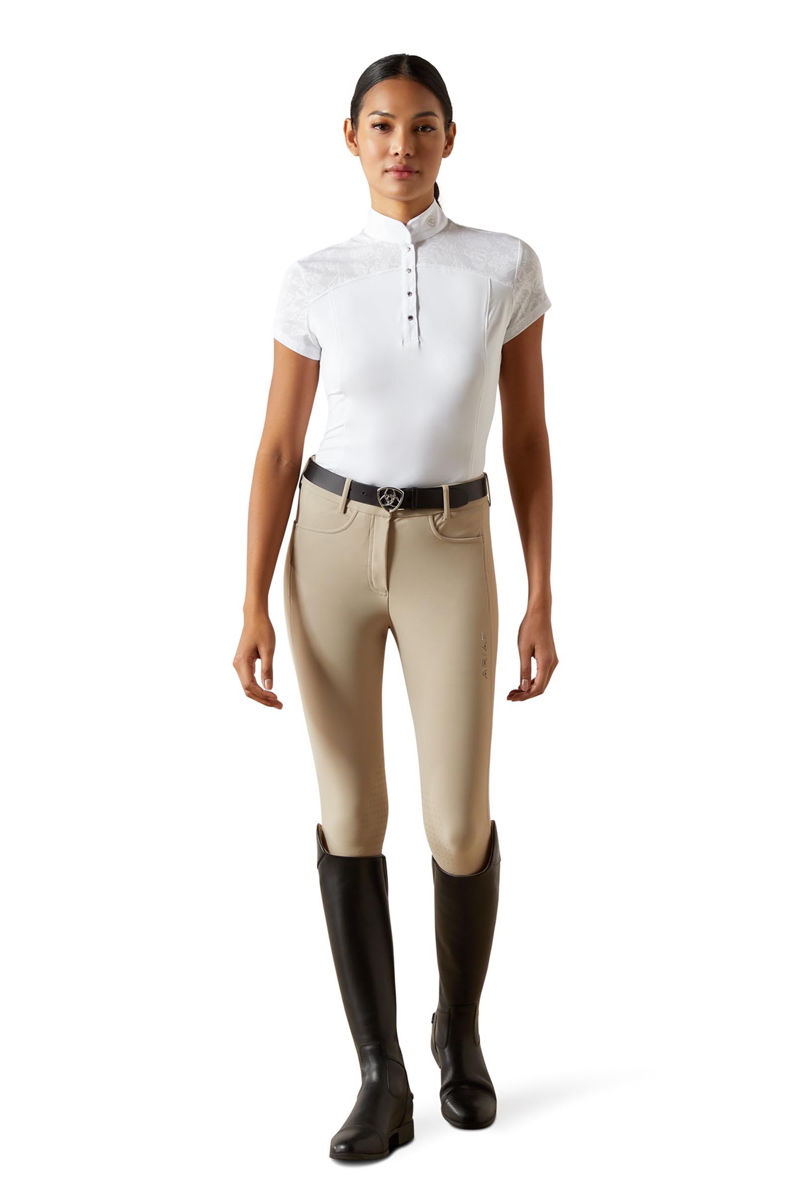 Ariat Bellatrix kortermet dame-konkurranseskjorte