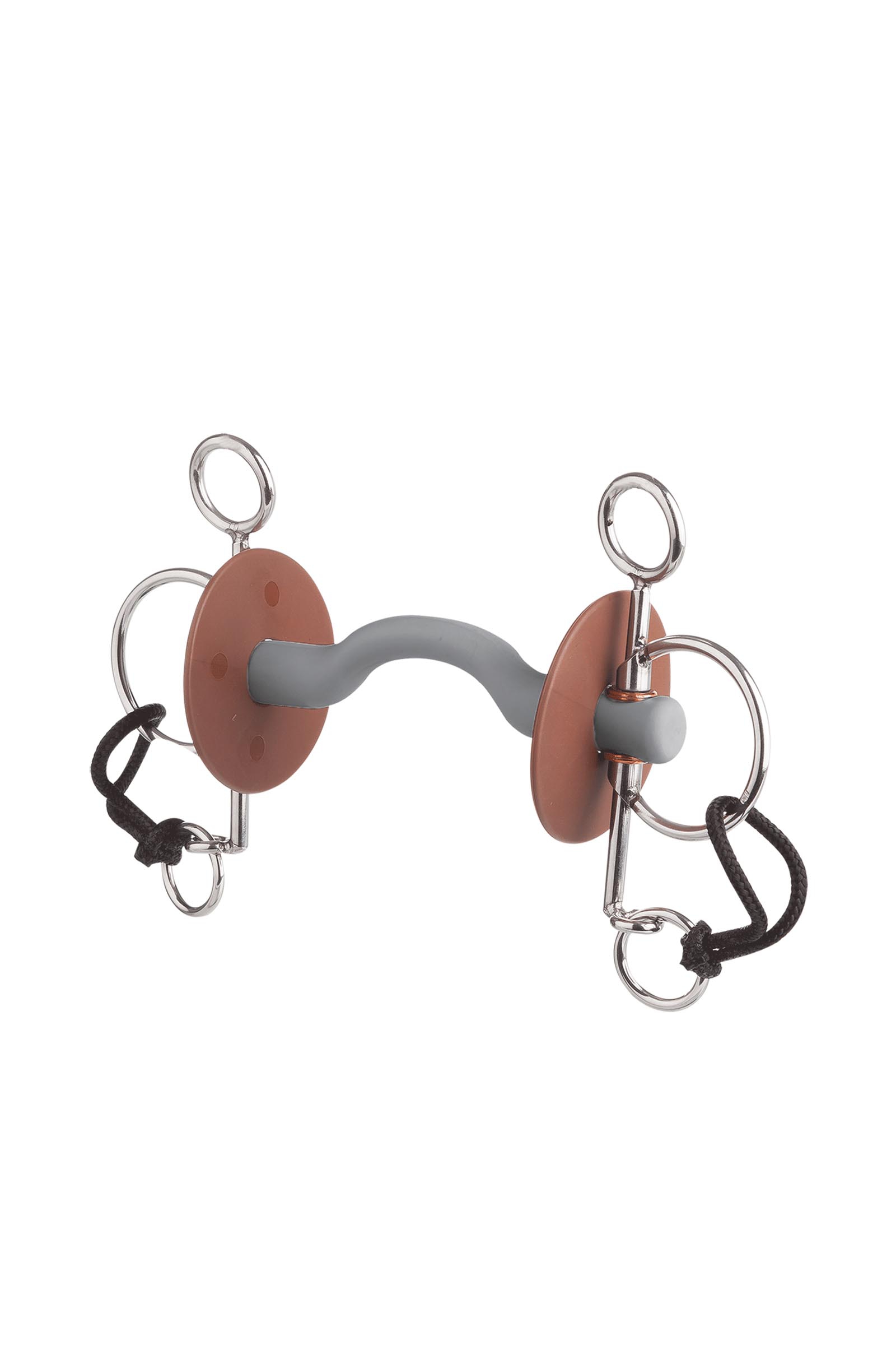 beris langt pelham-bitt med tungeport, 18 mm, mykt