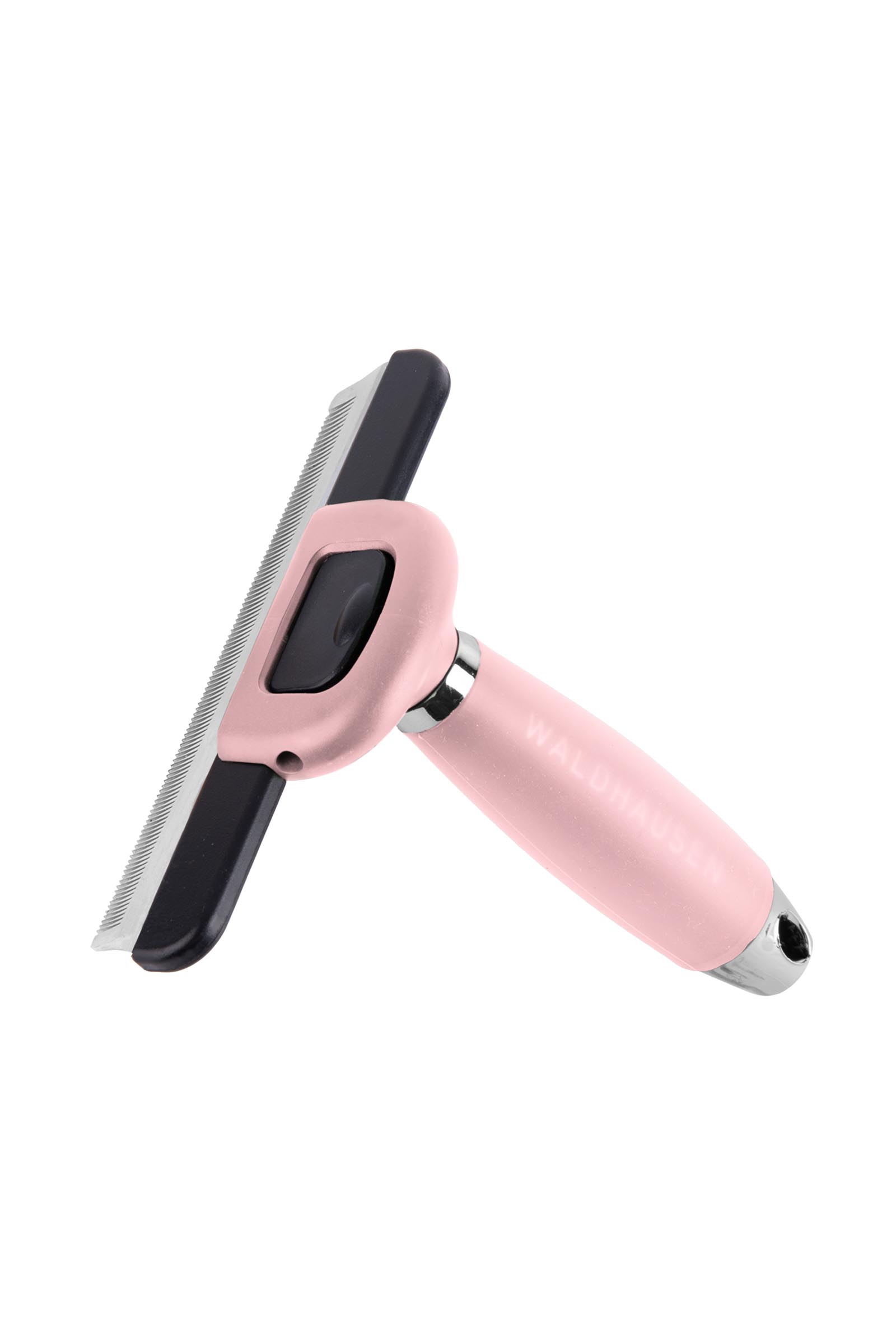 Linnea Pink/ Silver Waldhausen røytekam med gelhåndtak, størrelse X-Large