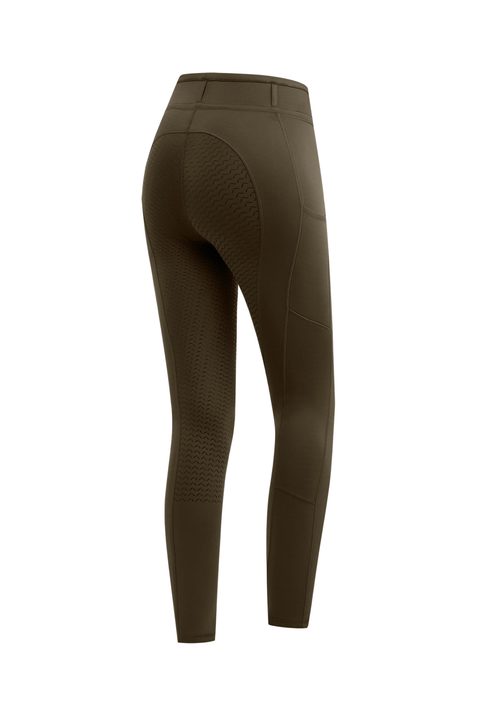 Green Brown ELT Ella Women's rideleggings med fullgrip