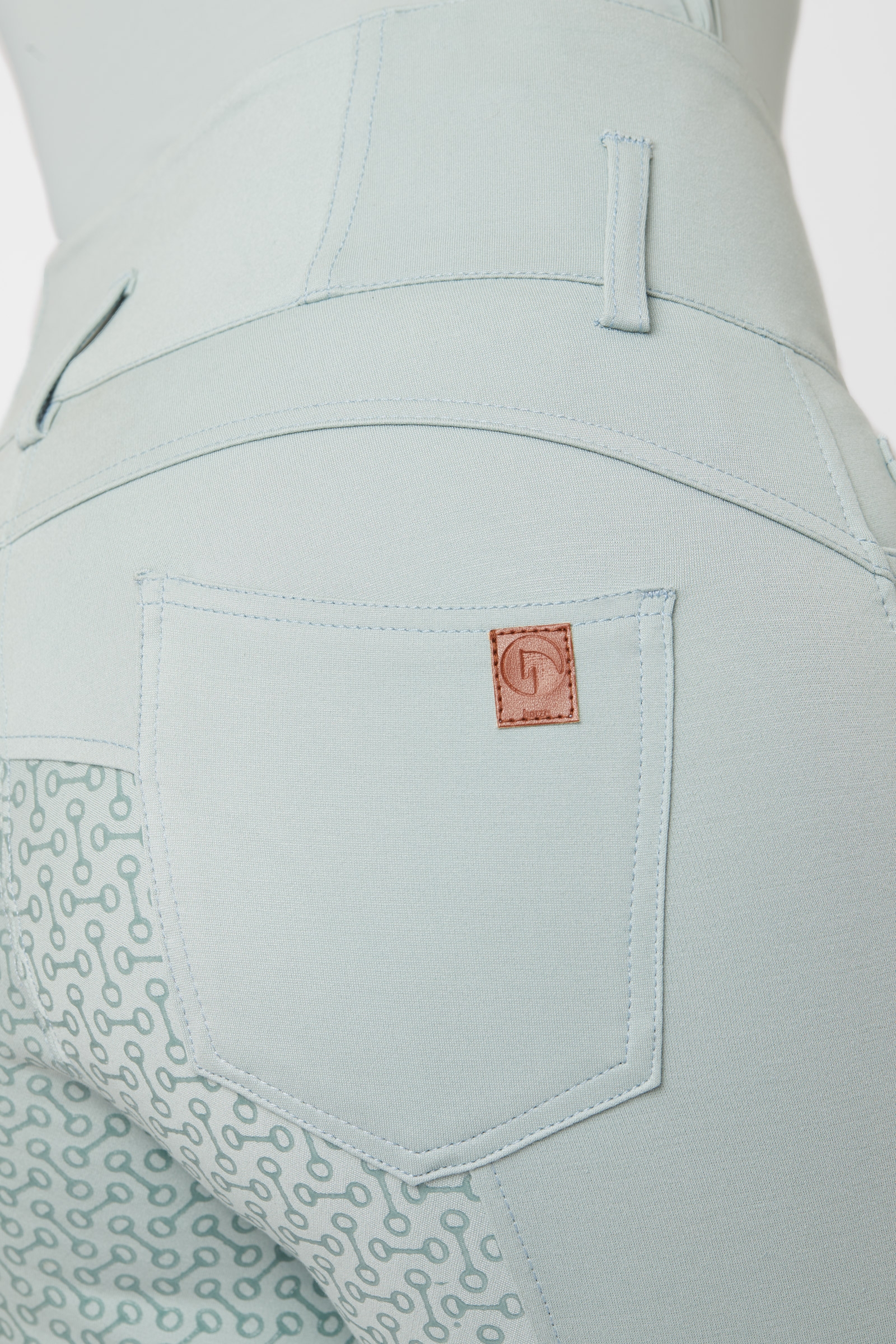 Horze Tara helforsterkede ridebukser med h&oslash;yt liv og silikon, dame