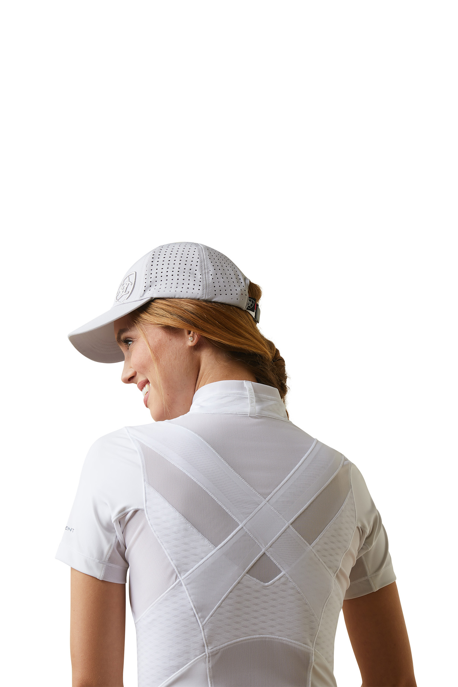 Ariat Ascent konkurranseskjorte med 1/4 glidel&aring;s for kvinner