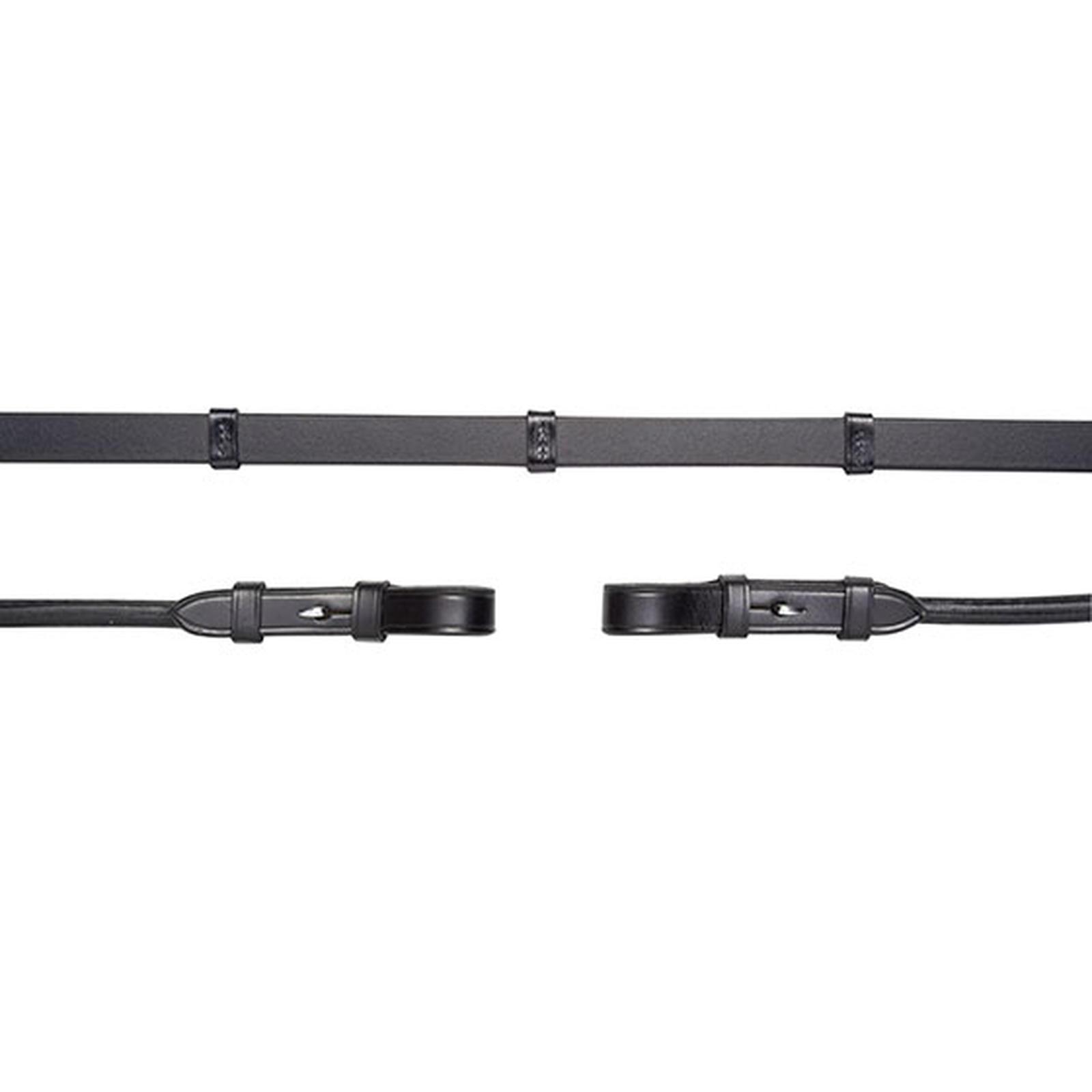 Schockermöhle Sports lærtøyler, krok&spenne, m.stopper, rundsydde t