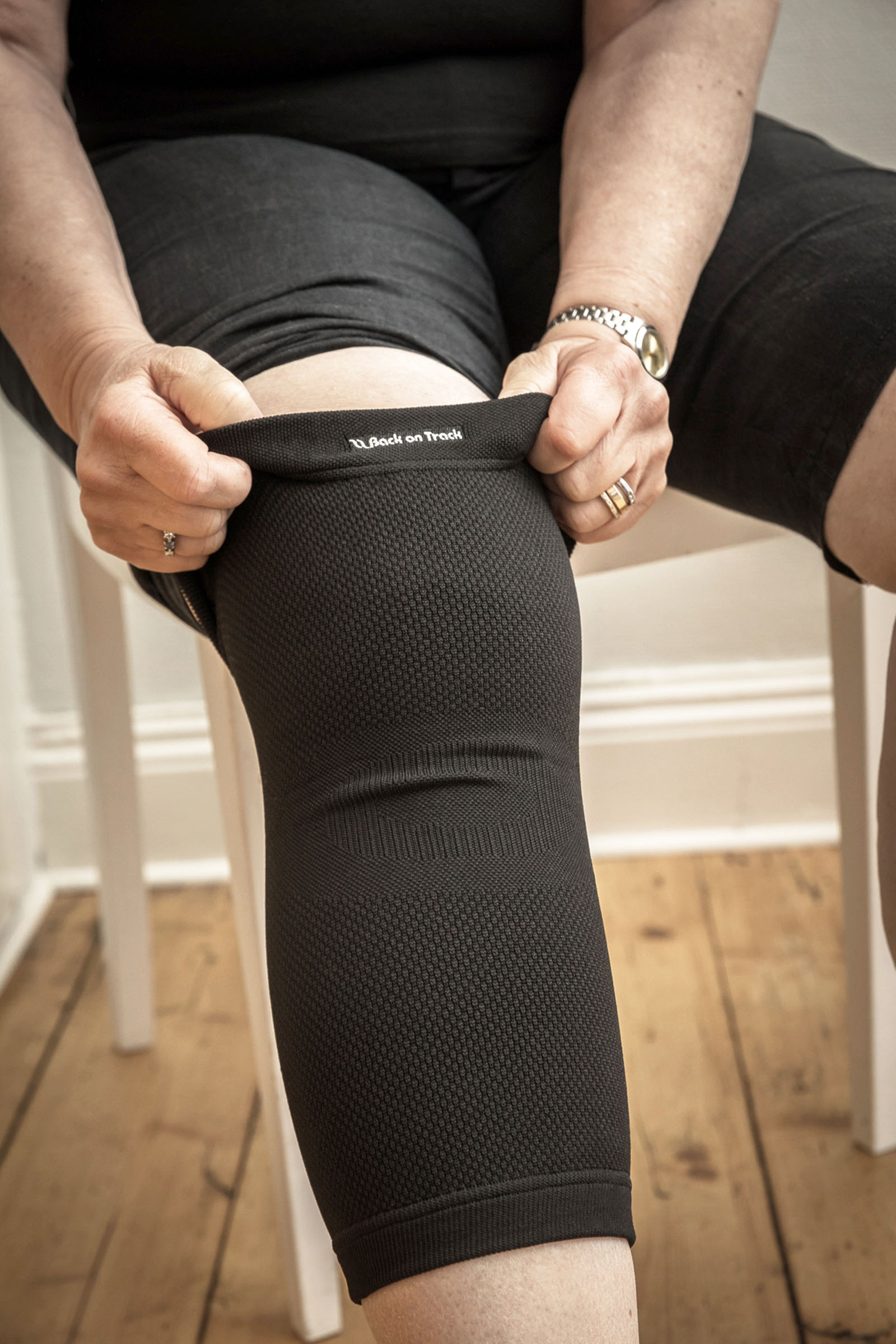 Back on Track fysioterapeutisk knebeskytter, 4-veis stretch