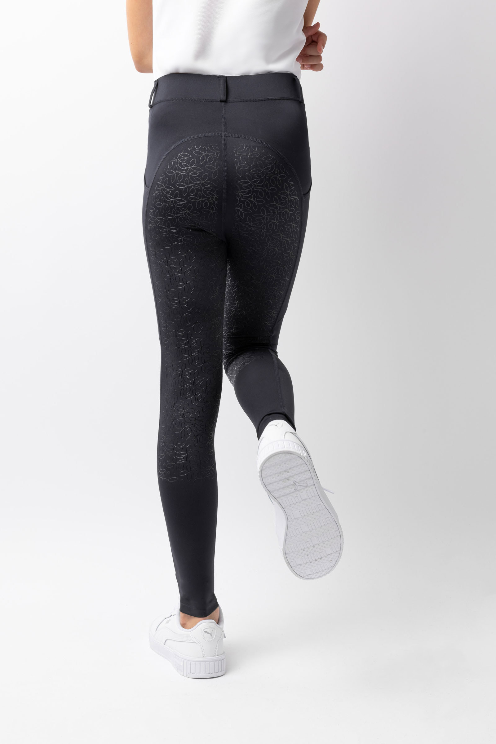 Horze Dea helforsterkede ridetights for barn  