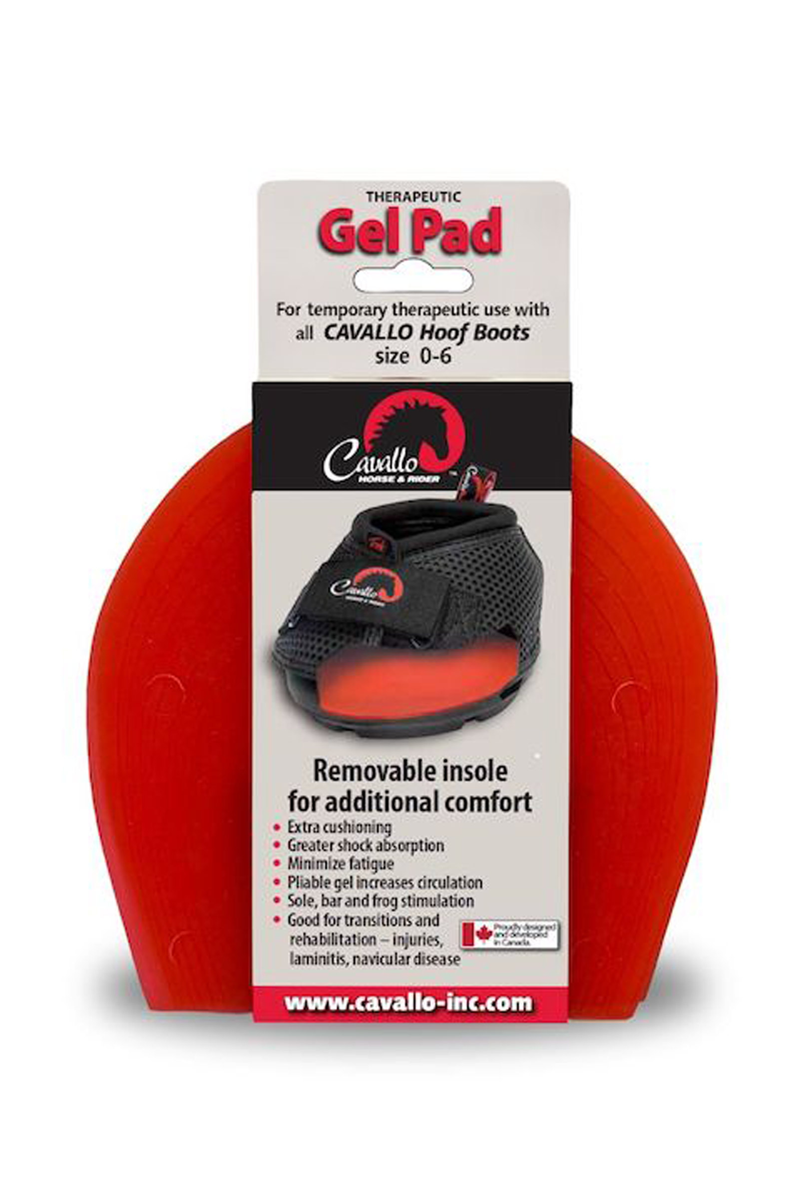 Cavallo Hoof Boots F.R.A. gel pads (2 stykker)