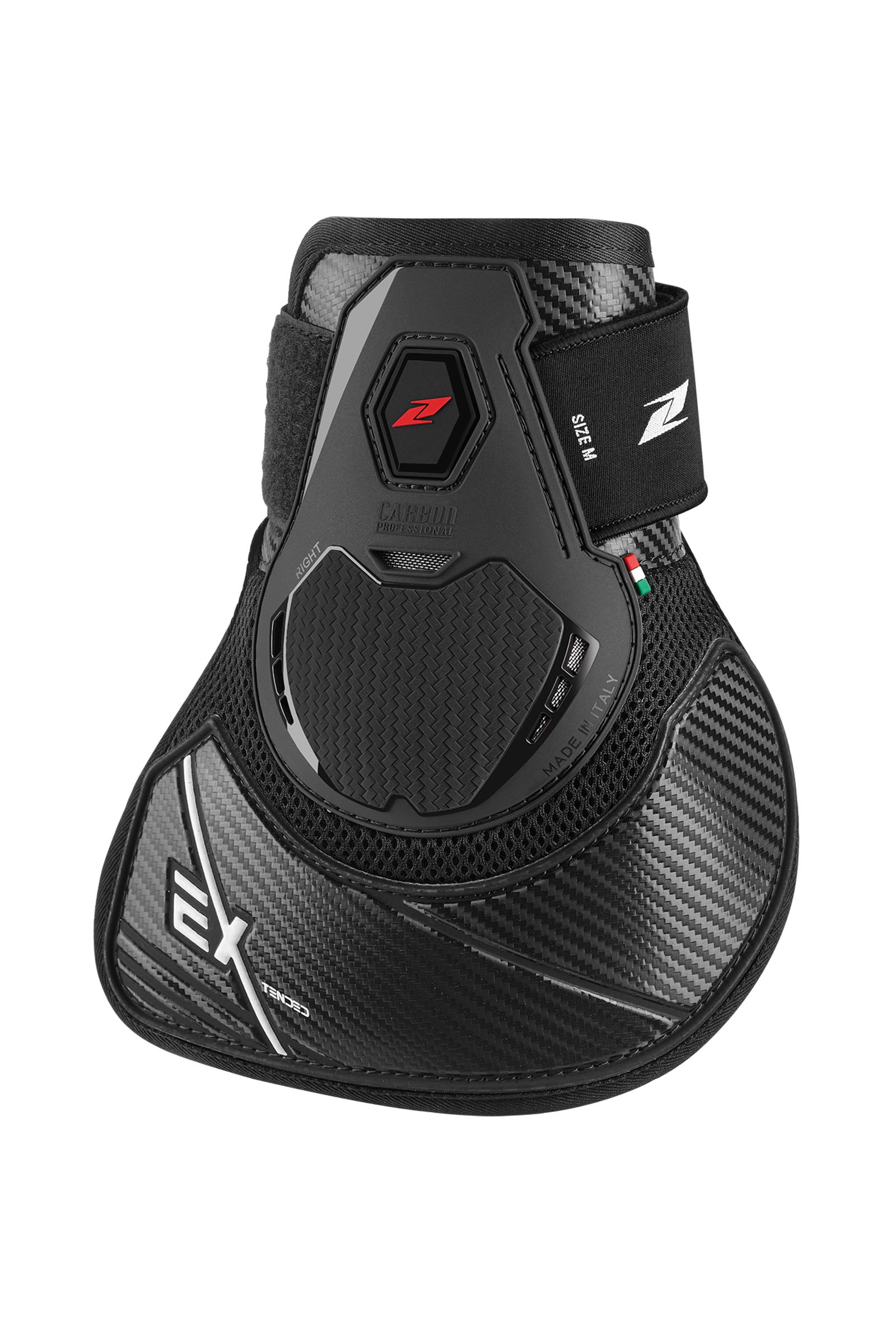 Black Zandona Carbon PROfessional Young EX kodebeinsbeskyttere