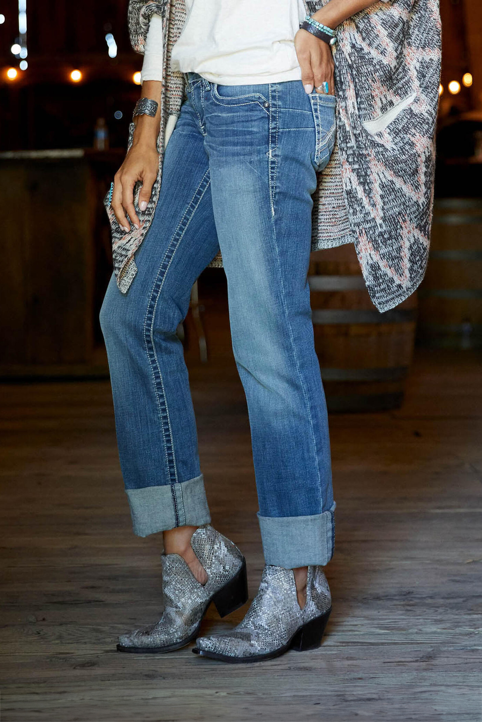 Ariat REAL Stretch Icon rette jeans, dame