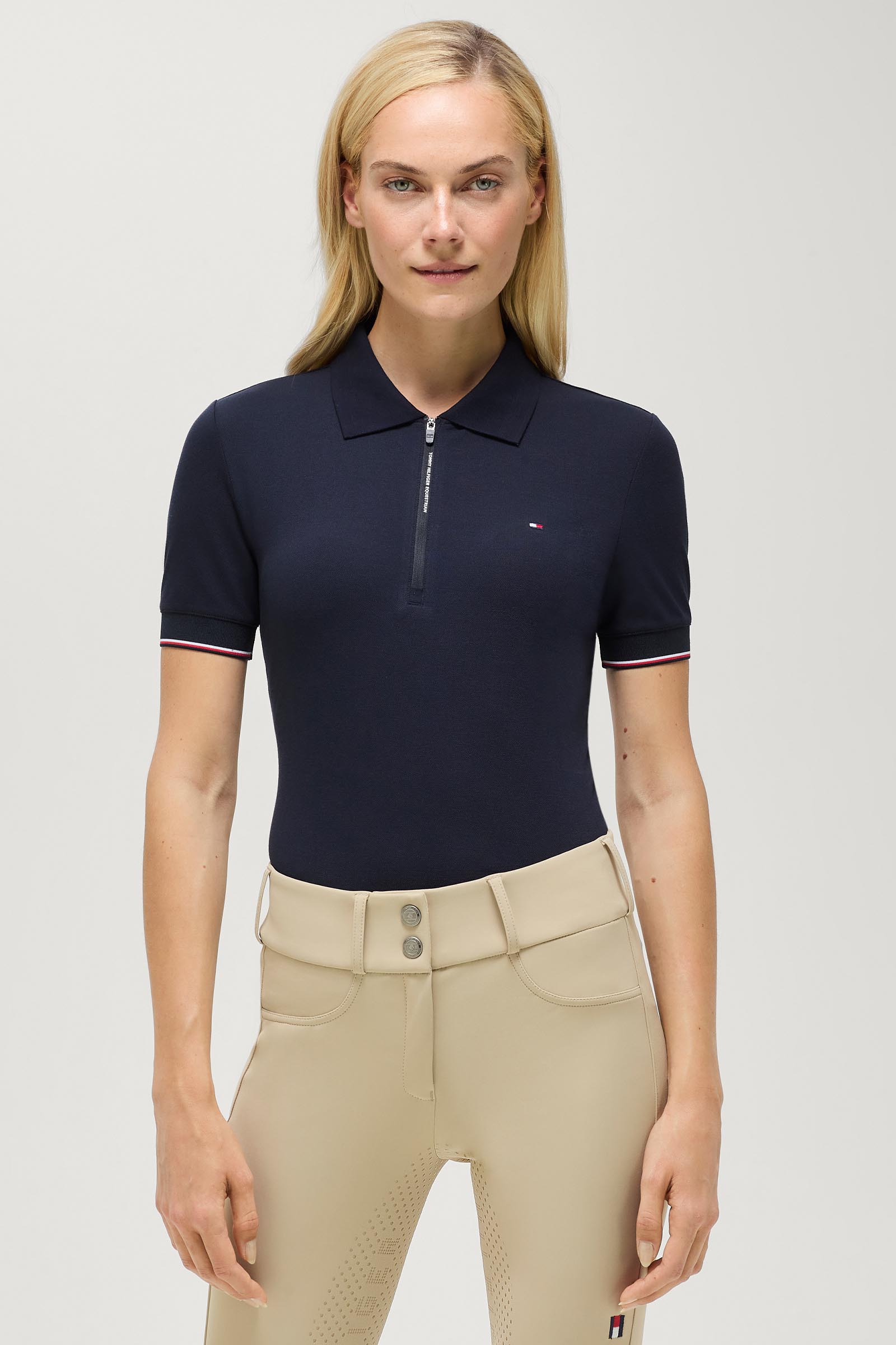 Tommy Hilfiger Equestrian Anaheim dame poloskjorte med glidel&aring;s