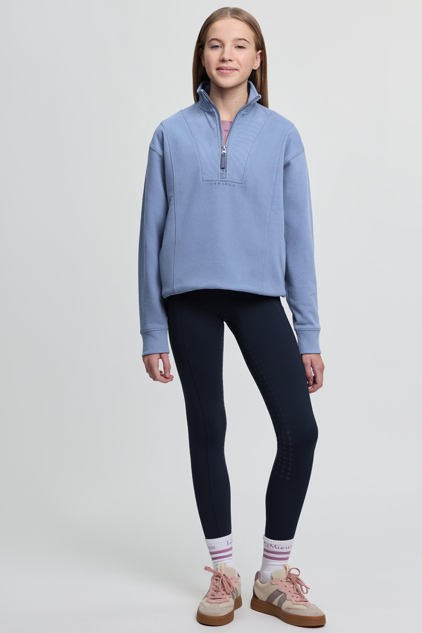 LeMieux Young Rider Vianne barne quarter zip genser
