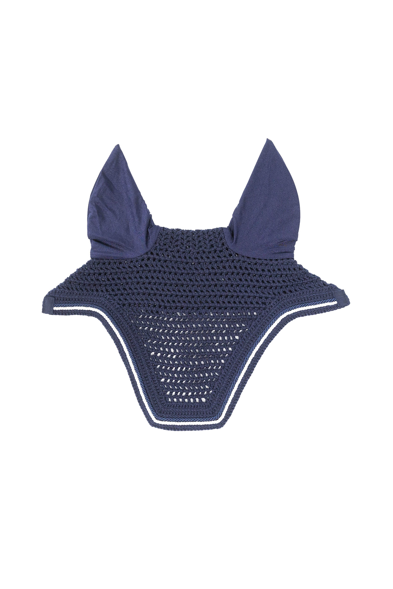 navy Kentucky Horsewear ørehette Wellington Diamond Rope